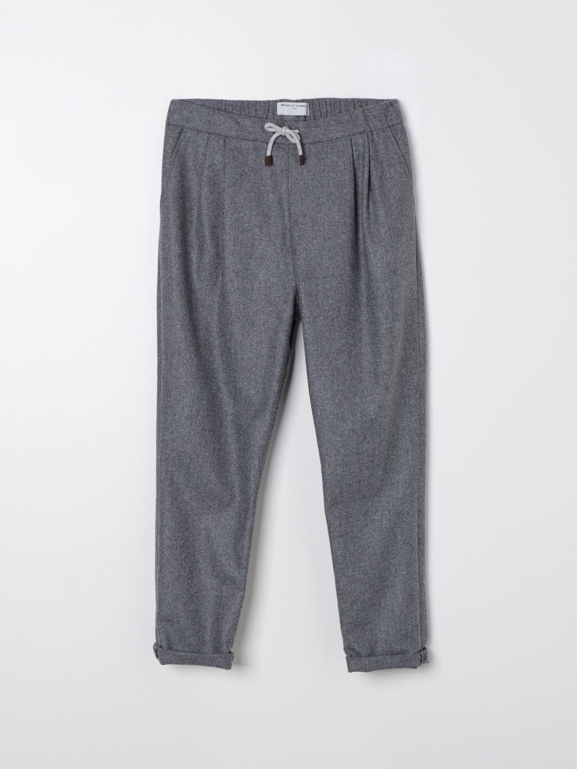 Brunello Cucinelli Trousers BRUNELLO CUCINELLI Kids colour Grey