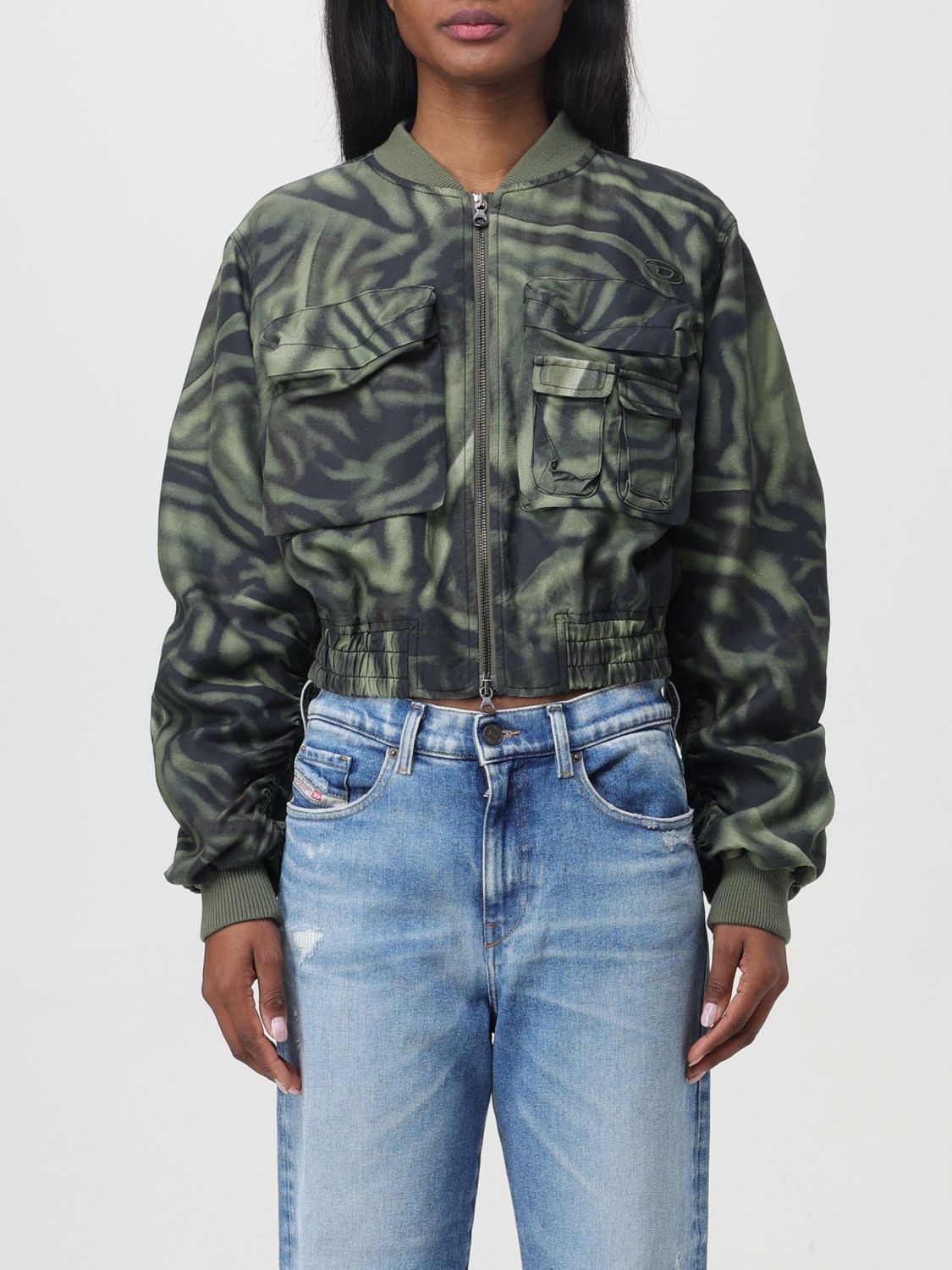 Diesel Jacket DIESEL Woman colour Military