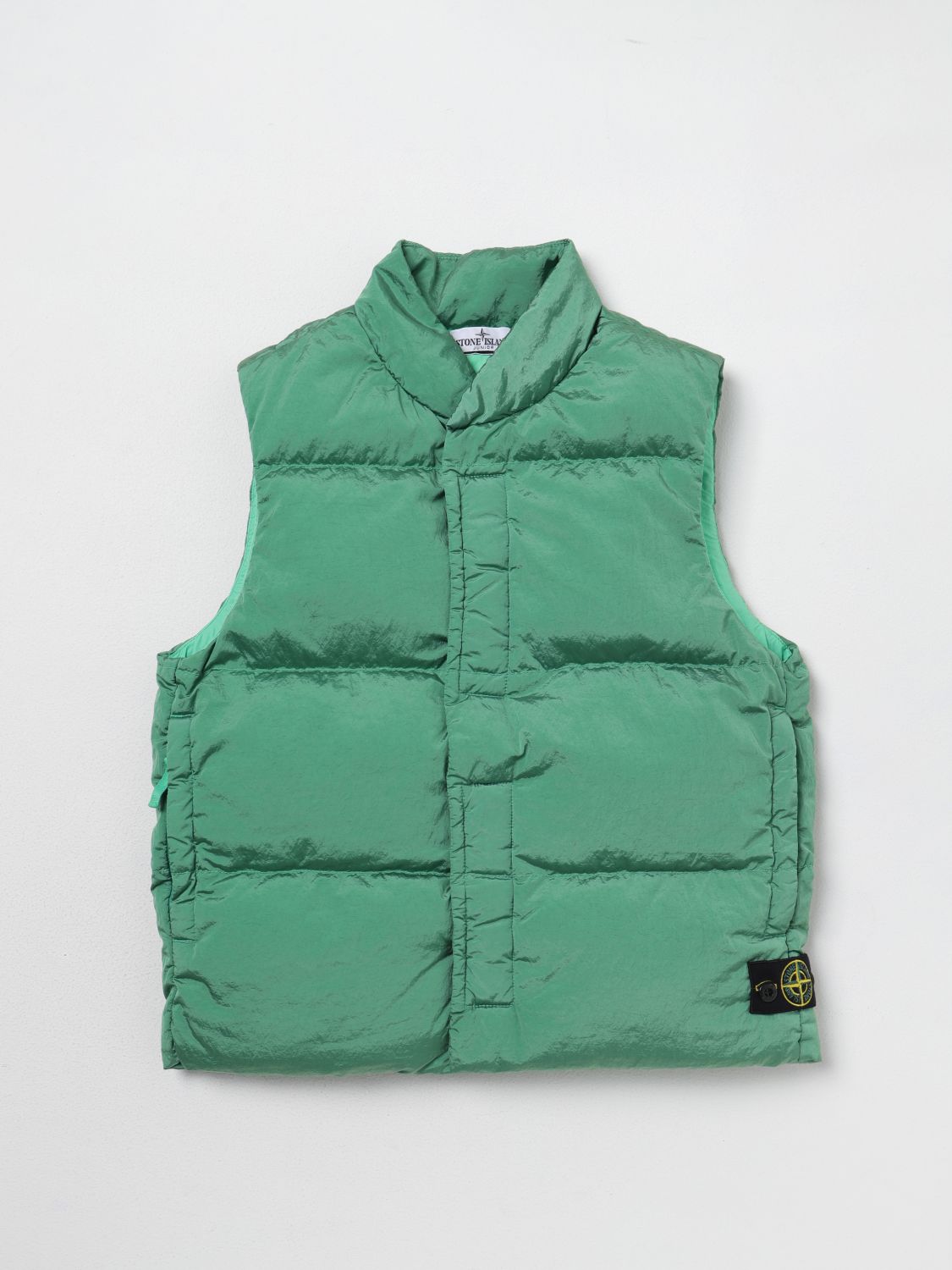 Stone Island Junior Waistcoat STONE ISLAND JUNIOR Kids colour Green