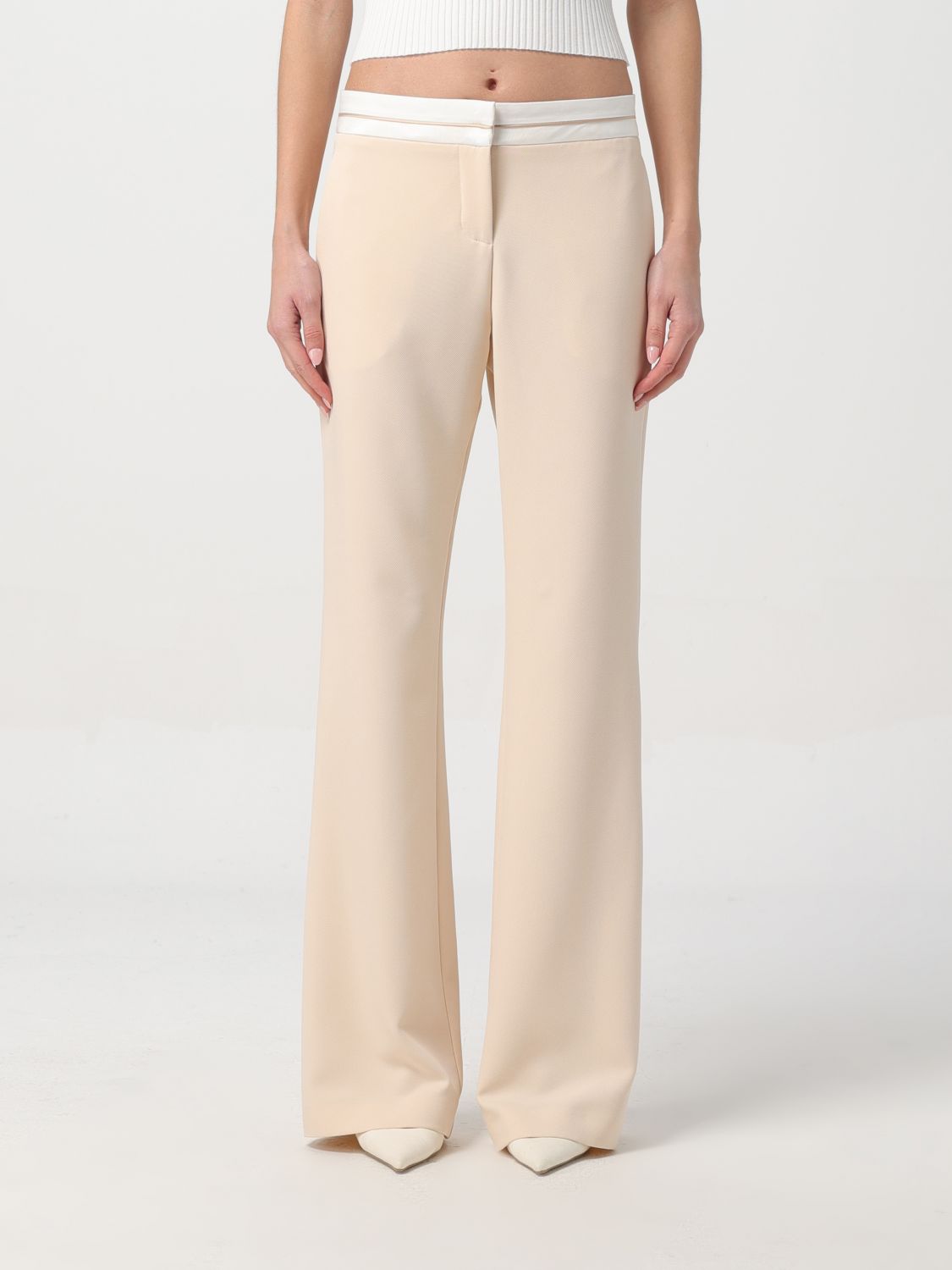 Patrizia Pepe Trousers PATRIZIA PEPE Woman colour Yellow Cream