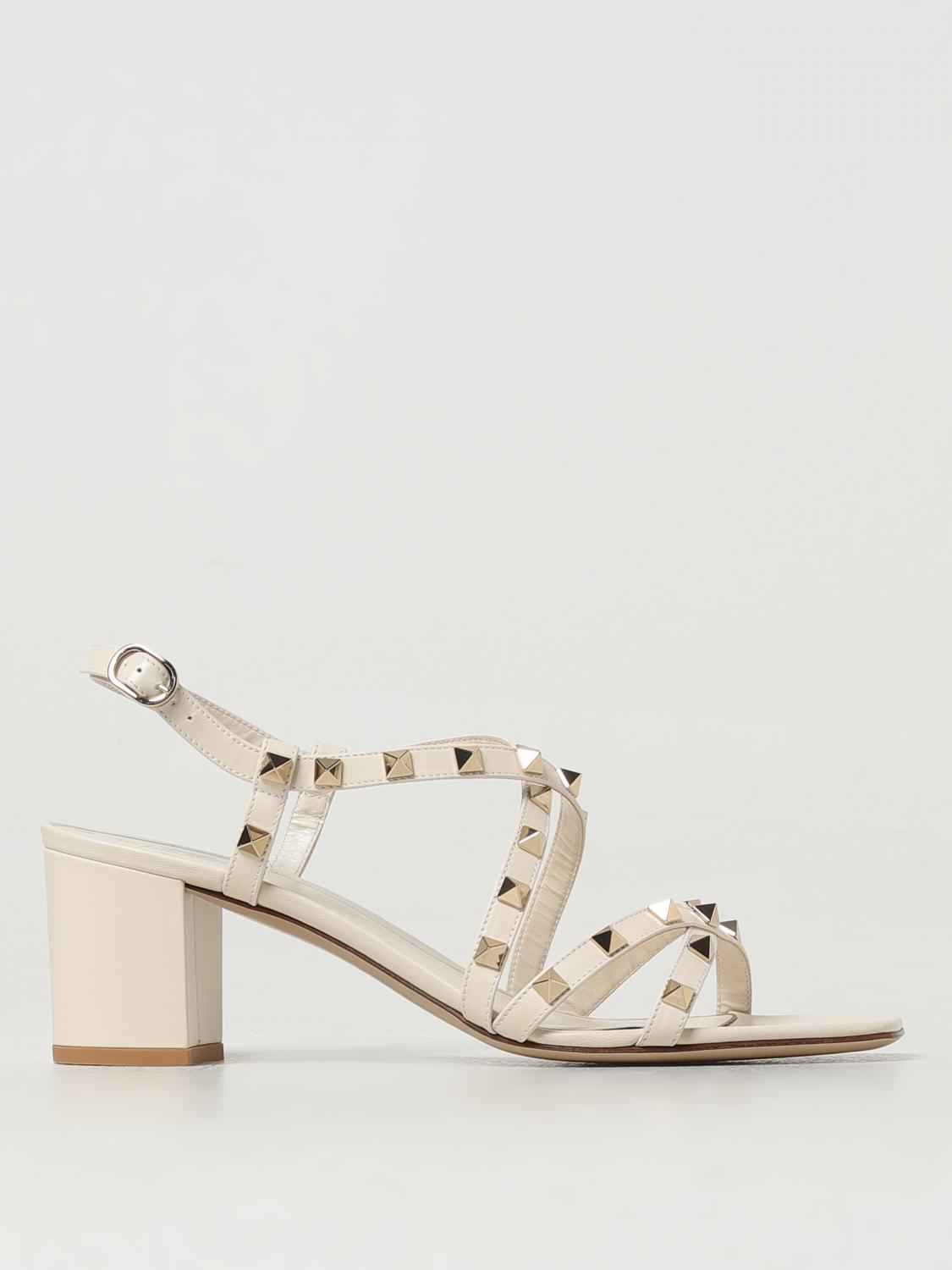 VALENTINO GARAVANI Heeled Sandals VALENTINO GARAVANI Woman colour Ivory