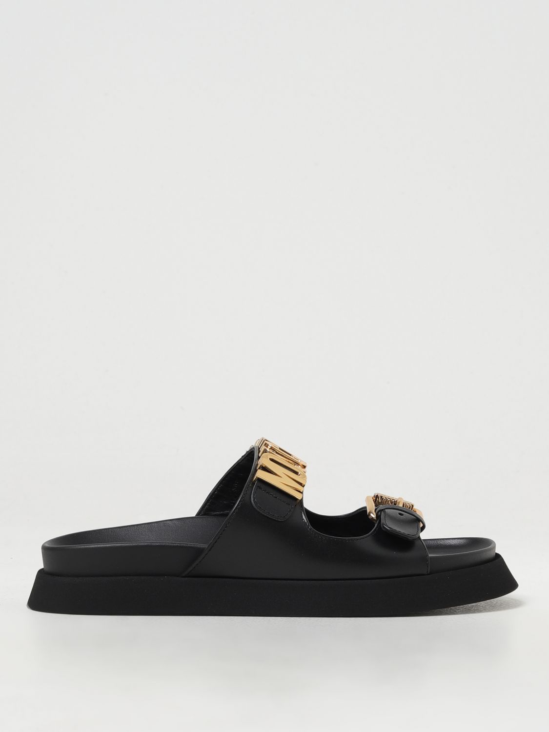 Moschino Couture Flat Sandals MOSCHINO COUTURE Woman colour Black