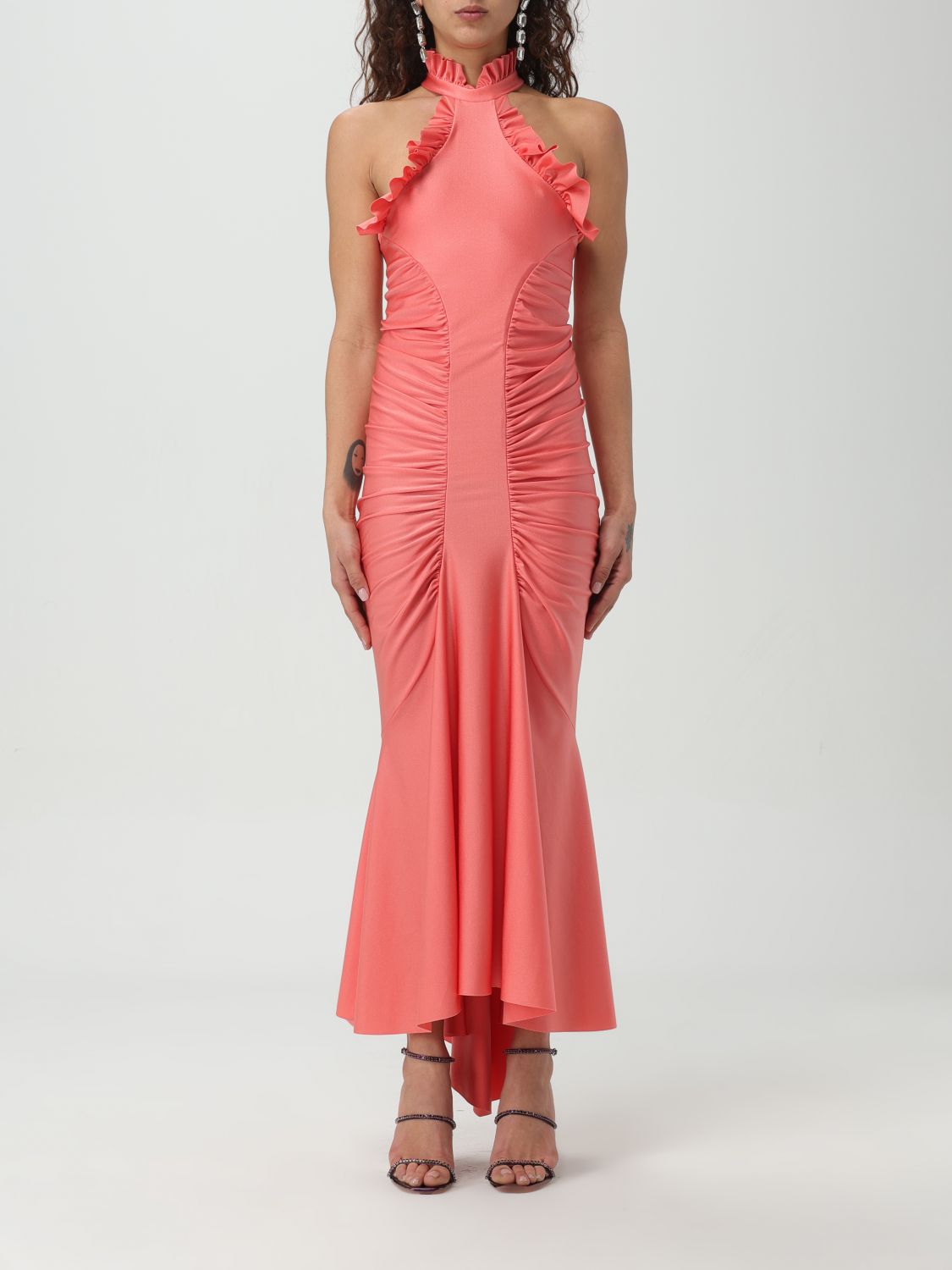 Philosophy Di Lorenzo Serafini Dress PHILOSOPHY DI LORENZO SERAFINI Woman colour Fuchsia