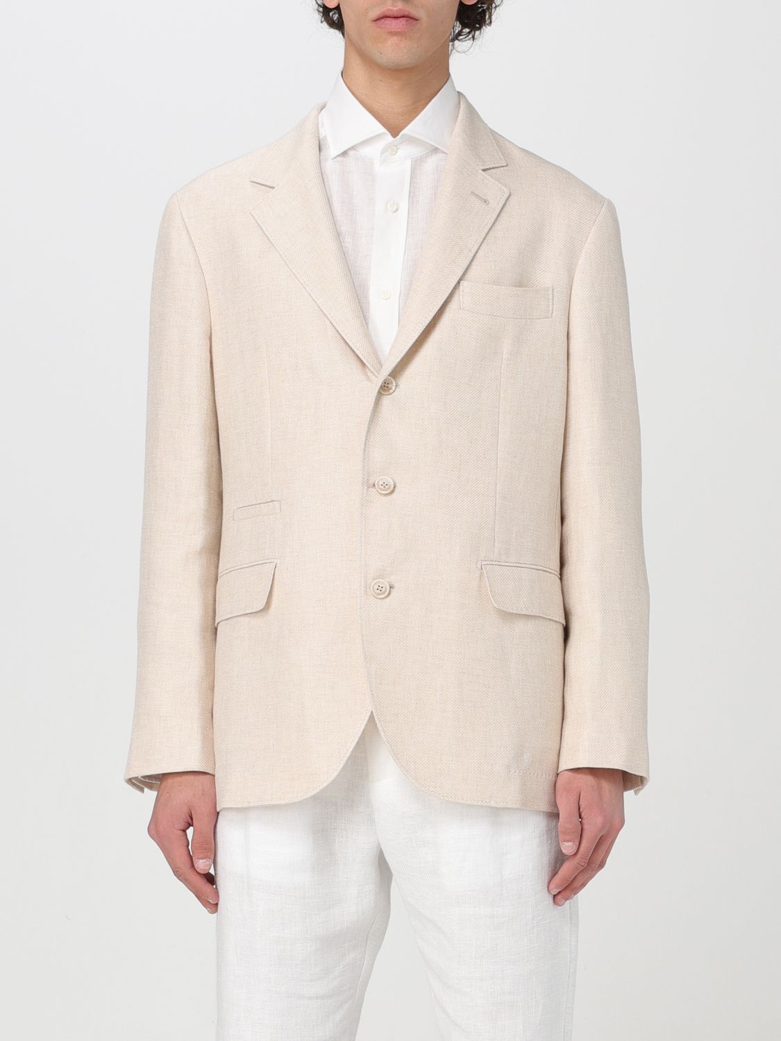 Brunello Cucinelli Jacket BRUNELLO CUCINELLI Men colour Cream