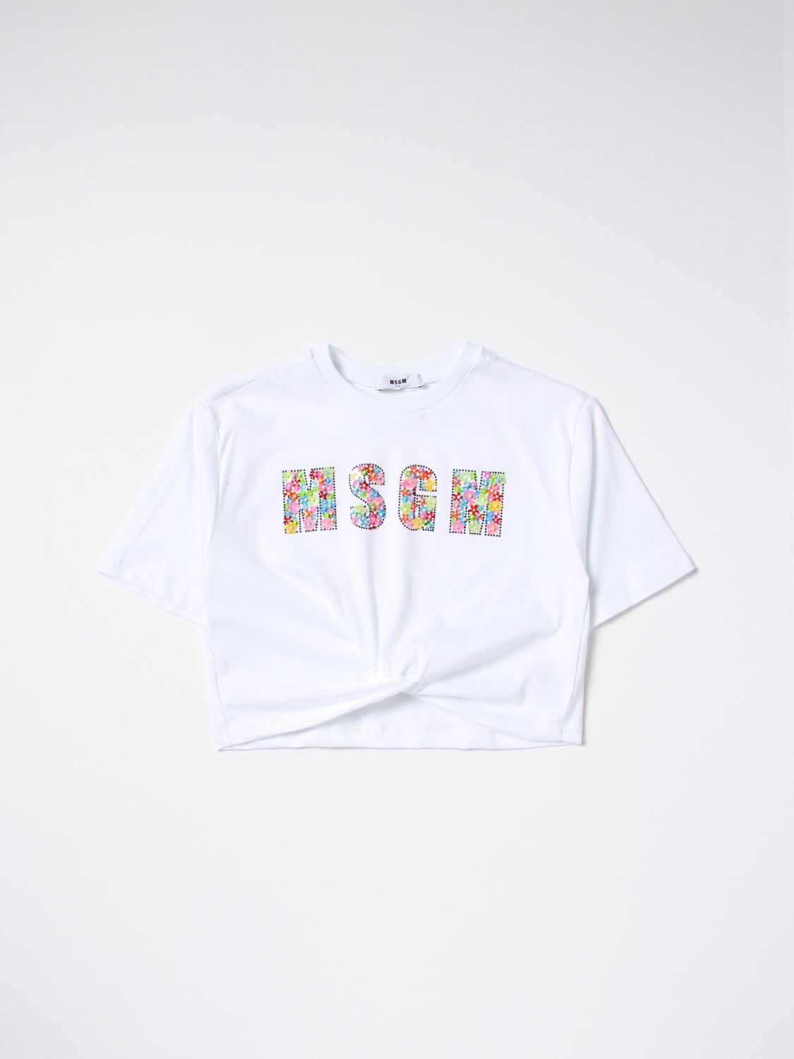 Msgm Kids T-Shirt MSGM KIDS Kids colour White