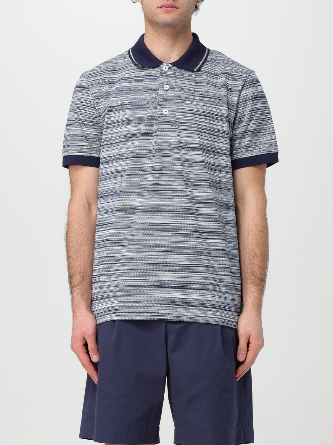 Missoni Polo Shirt MISSONI Men colour Navy