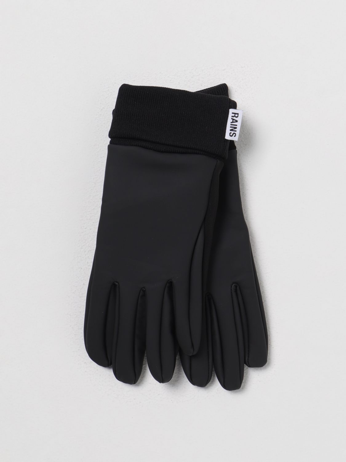 Rains Gloves RAINS Men colour Black