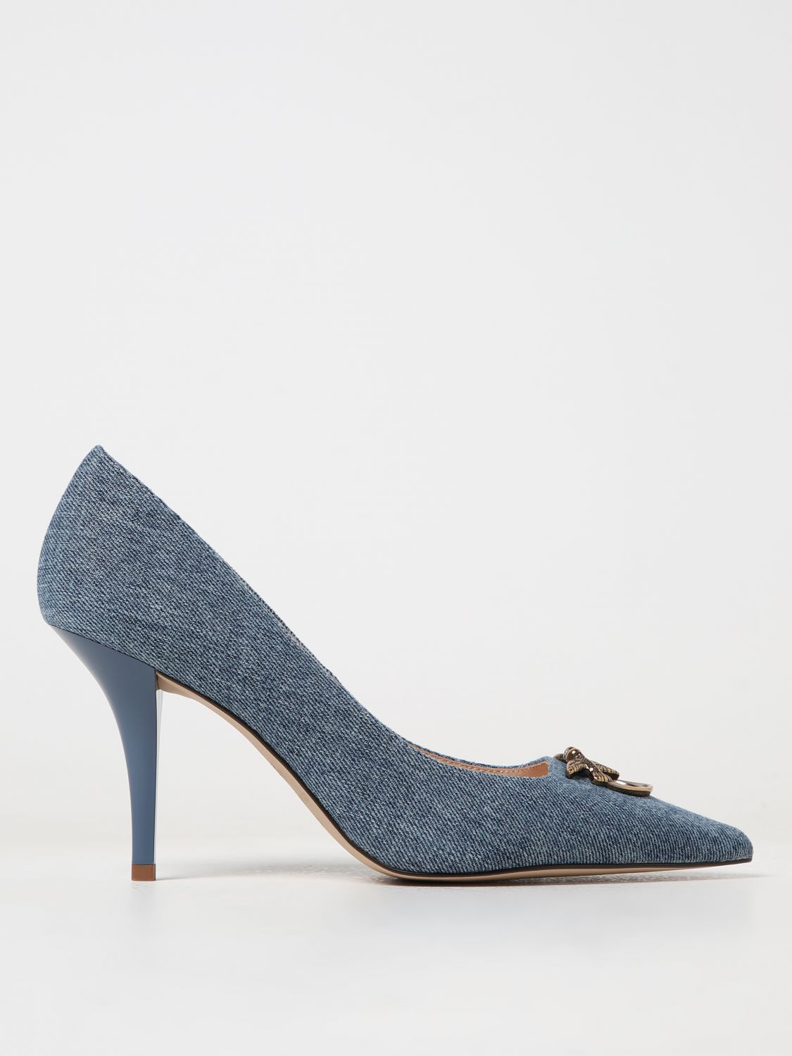 Pinko Court Shoes PINKO Woman colour Denim