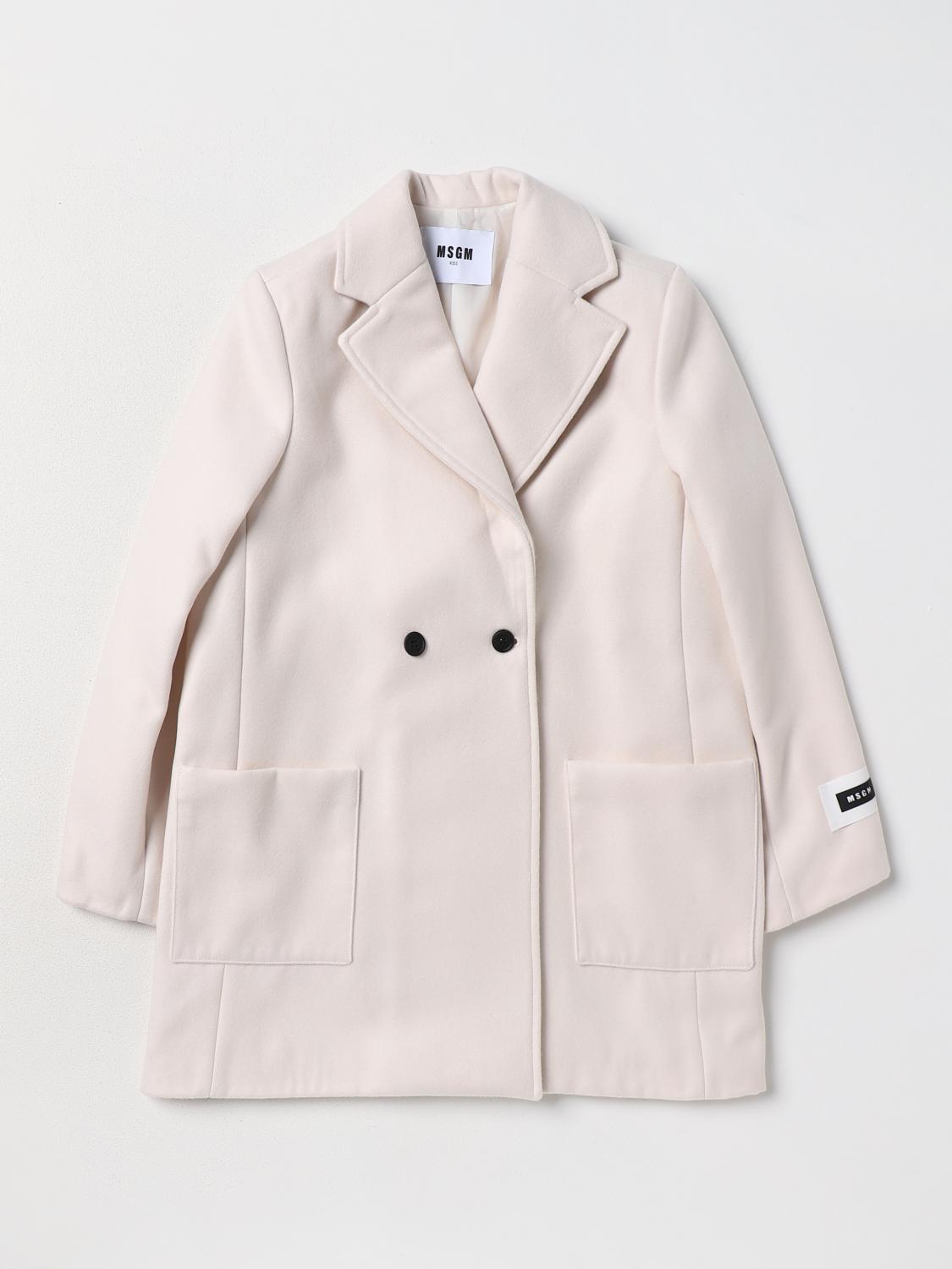 Msgm Kids Coat MSGM KIDS Kids colour Ivory