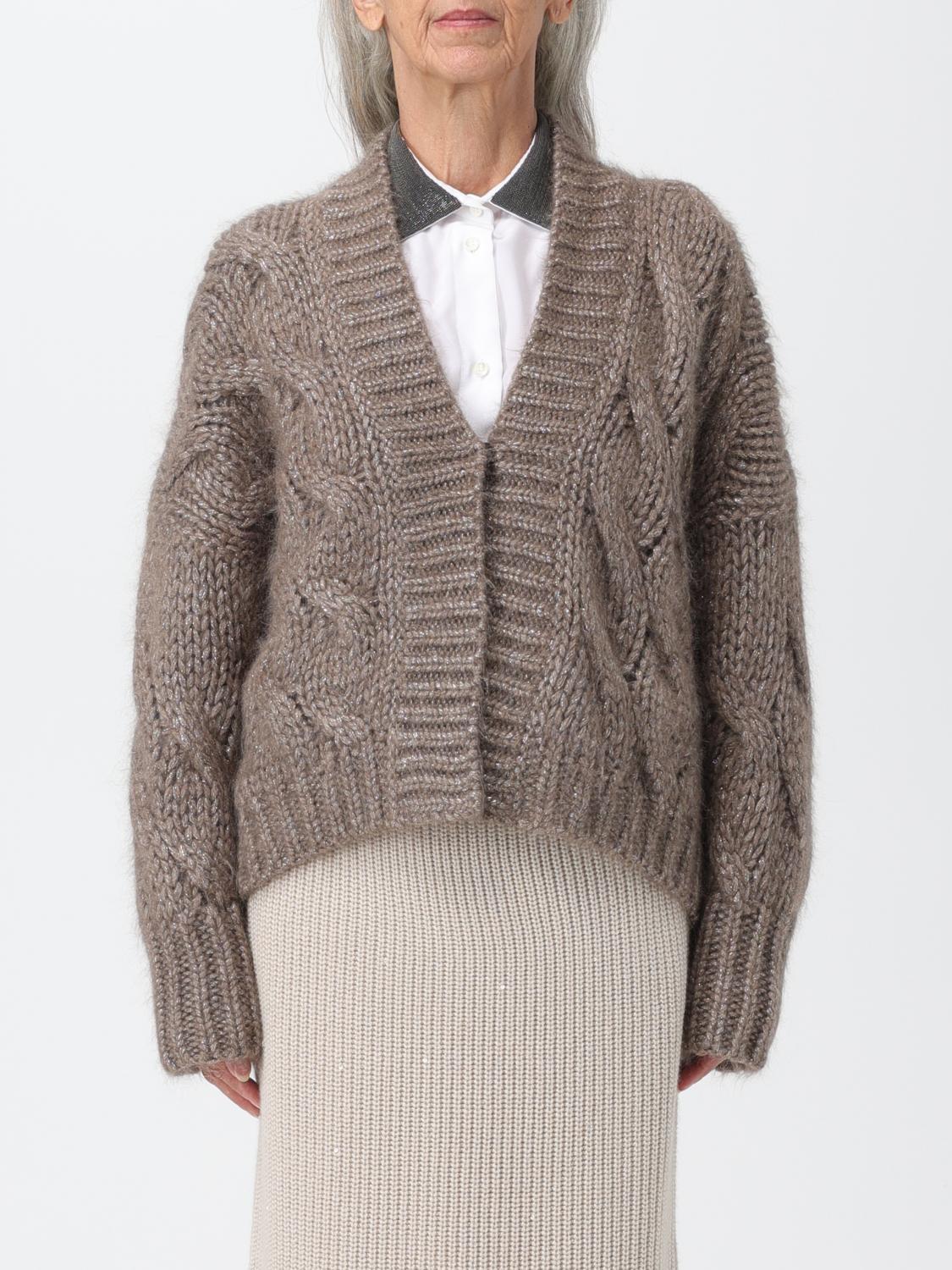 Brunello Cucinelli Cardigan BRUNELLO CUCINELLI Woman colour Brown