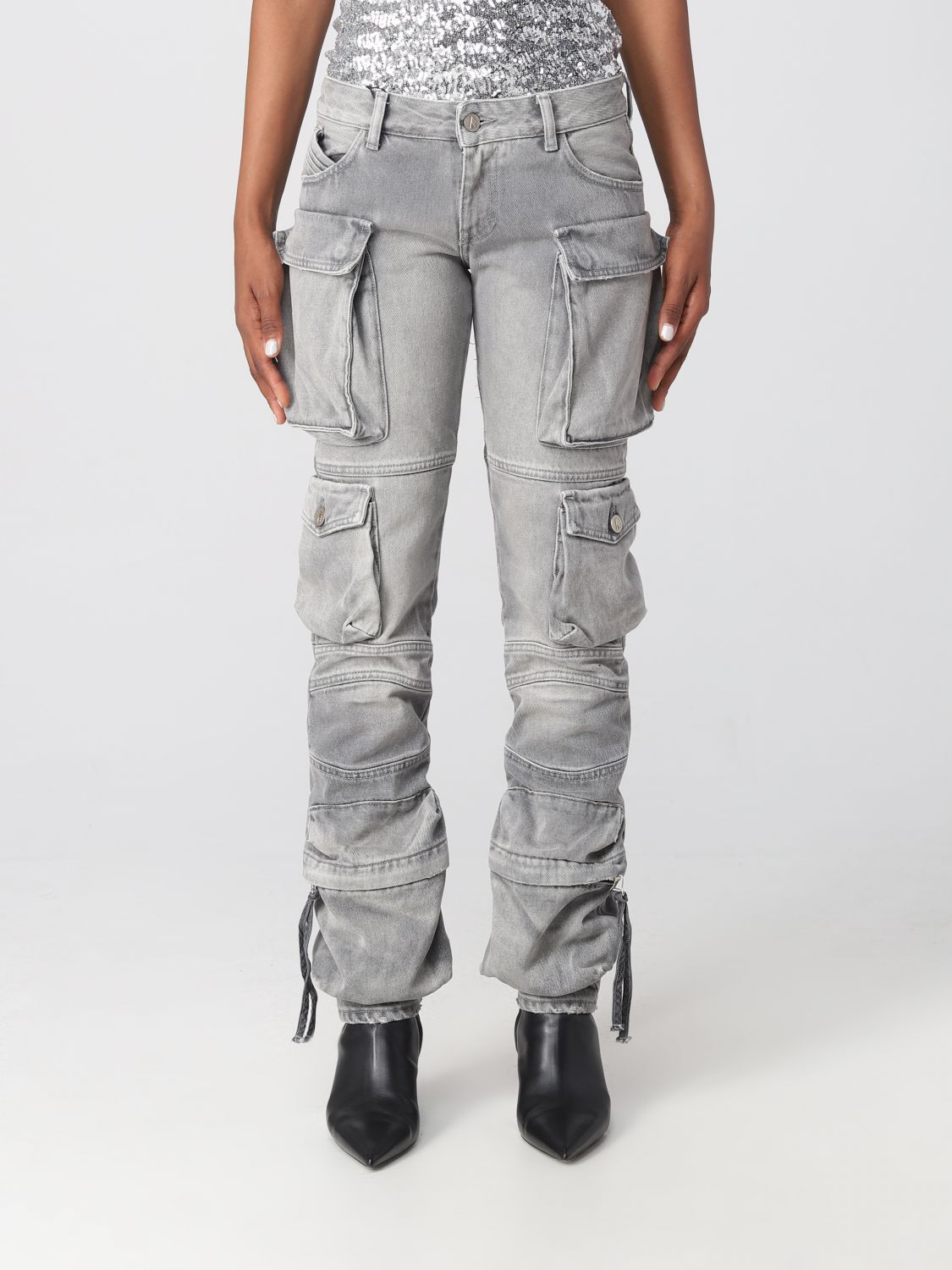 The Attico Jeans THE ATTICO Woman colour Grey