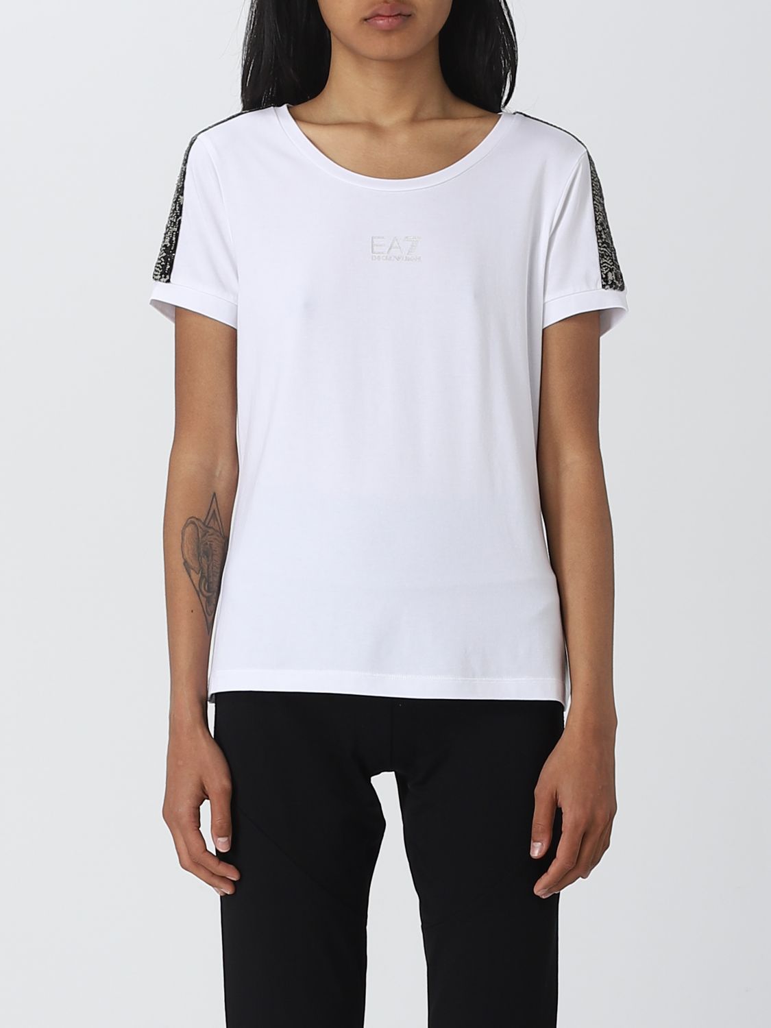 EA7 T-Shirt EA7 Woman colour White