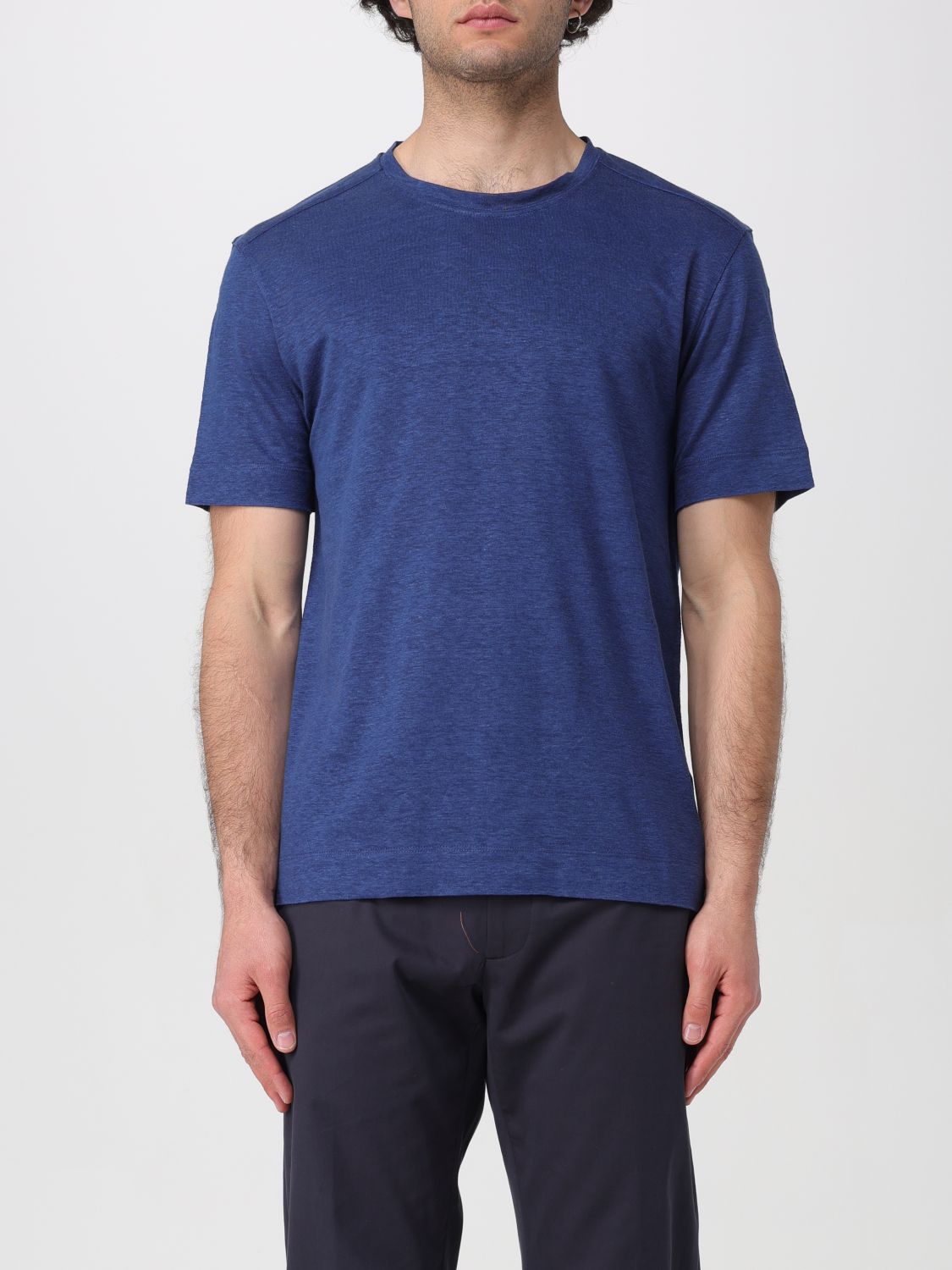 zegna T-Shirt ZEGNA Men colour Royal Blue