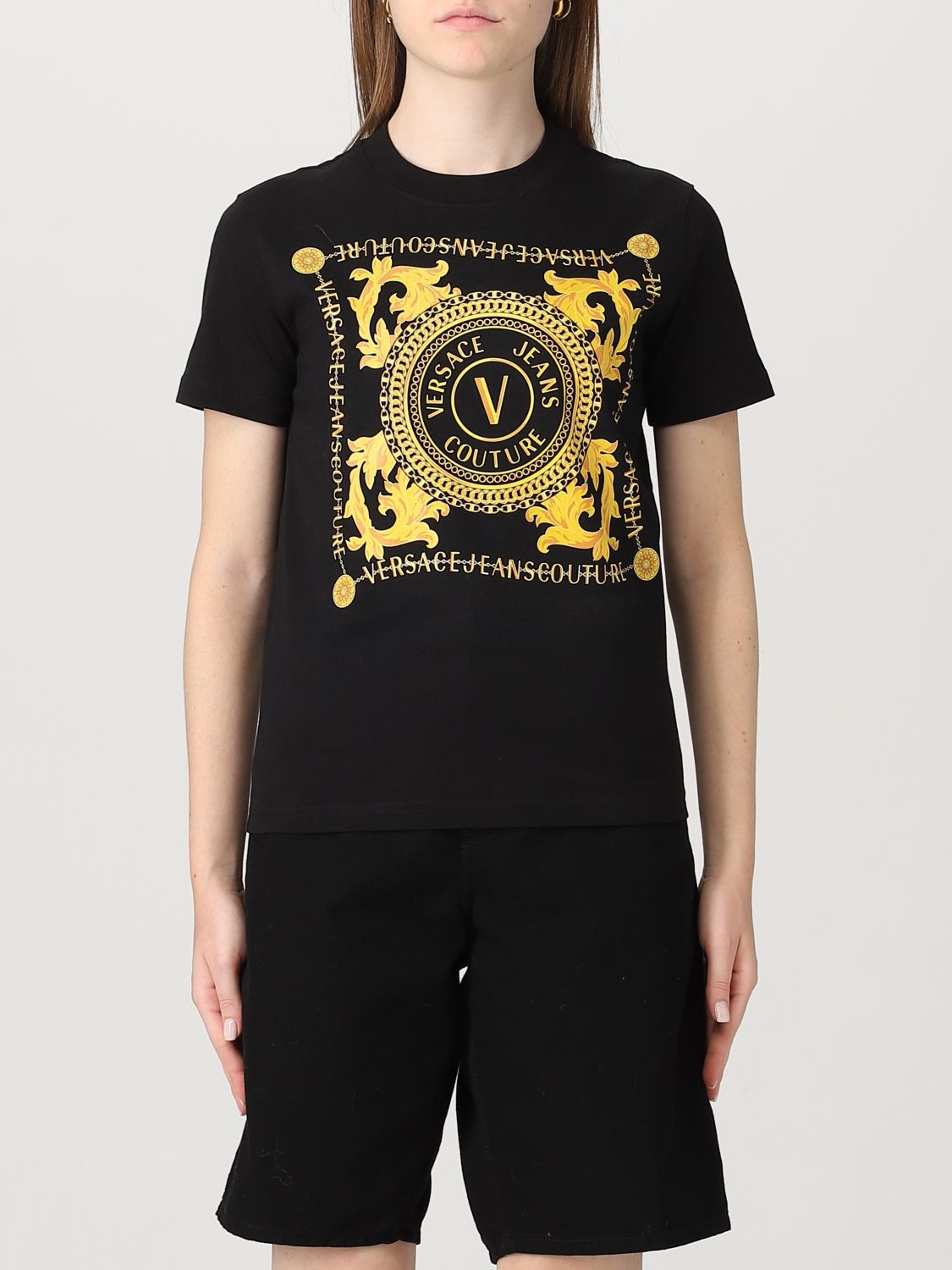 Versace Jeans Couture T-Shirt VERSACE JEANS COUTURE Woman colour Black