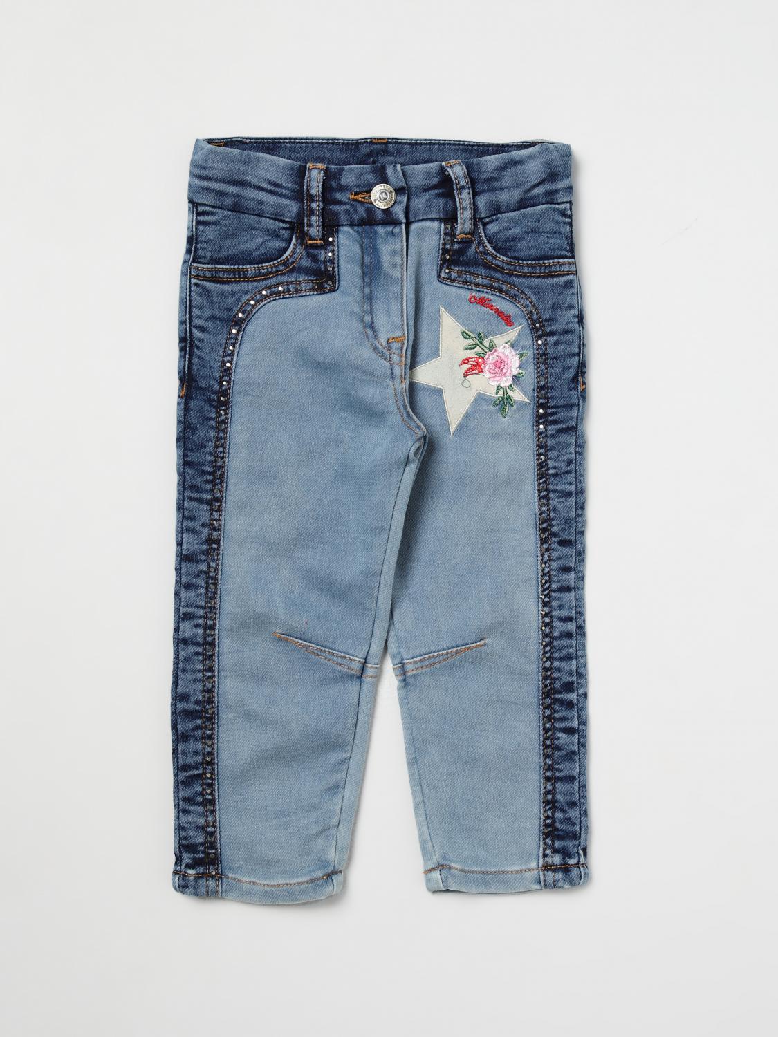 Monnalisa Jeans MONNALISA Kids color Blue