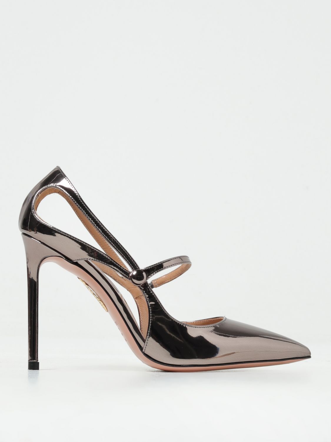 Aquazzura High Heel Shoes AQUAZZURA Woman colour Smoke Grey