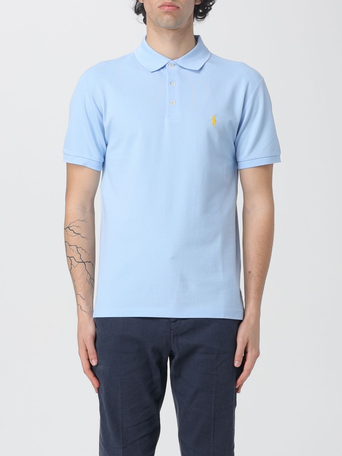 Polo Ralph Lauren Polo Shirt POLO RALPH LAUREN Men colour Gnawed Blue