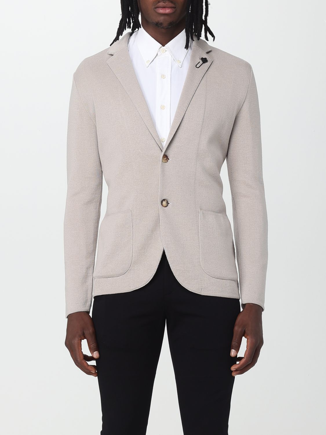 Lardini Jacket LARDINI Men colour Beige