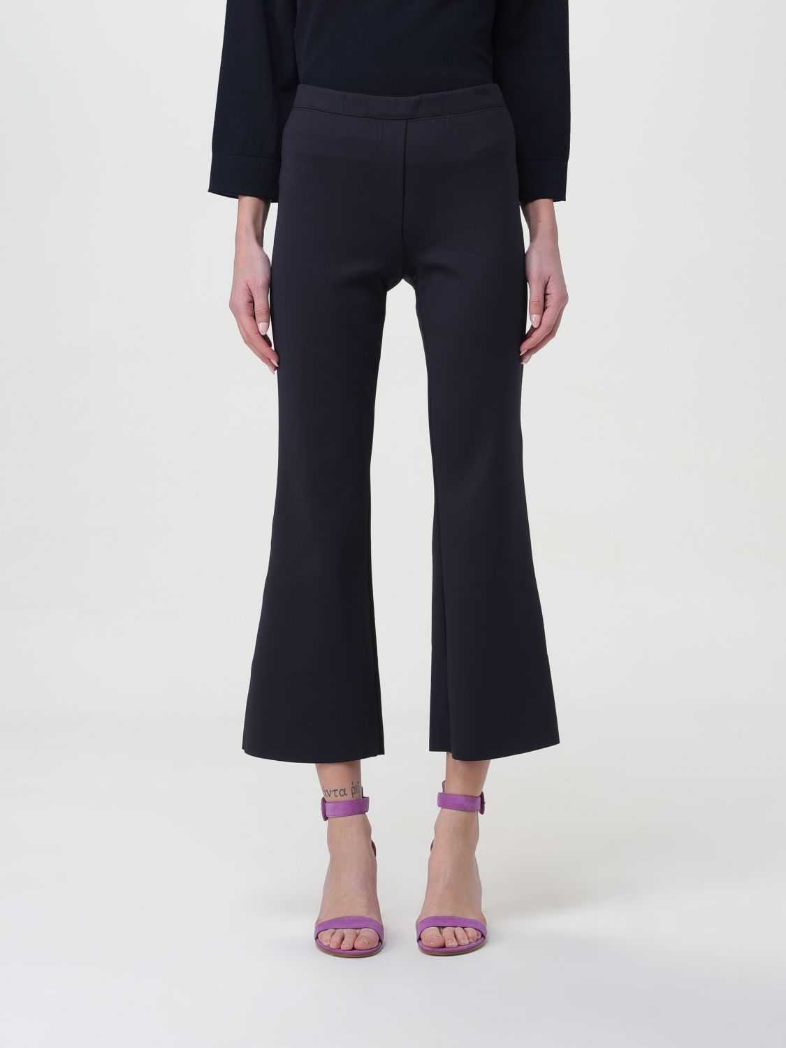 Liviana Conti Trousers LIVIANA CONTI Woman colour Blue