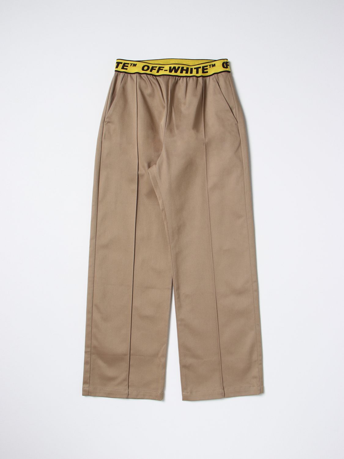 OFF-WHITE Trousers OFF-WHITE Kids colour Beige