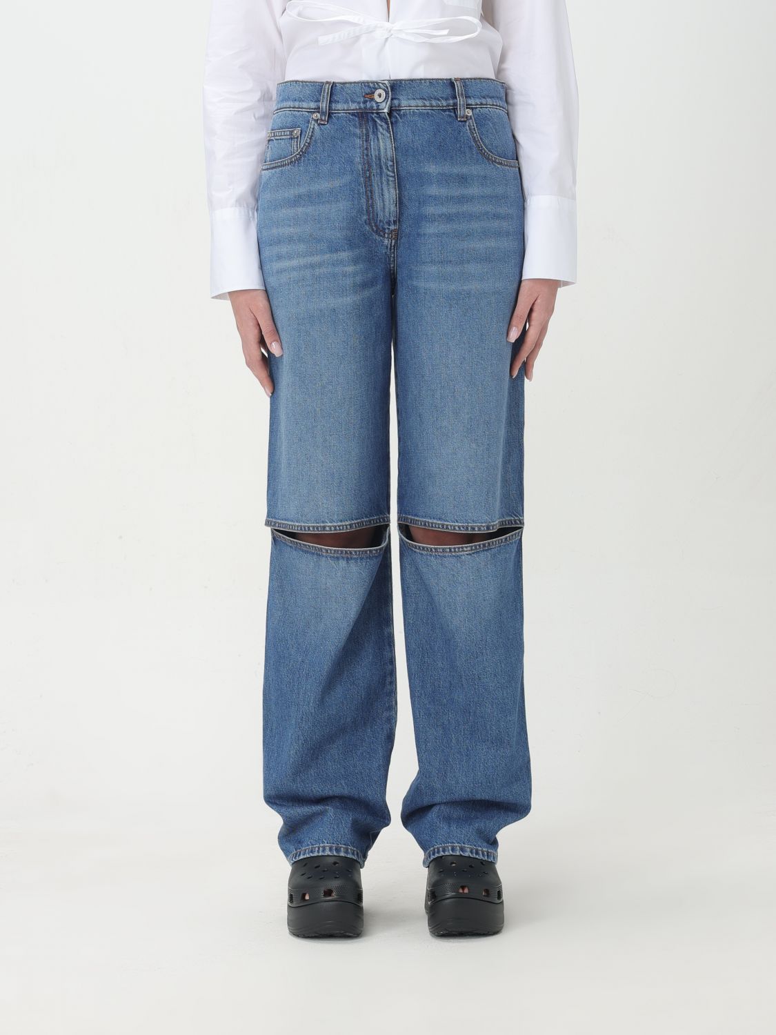 Jw Anderson Jeans JW ANDERSON Woman colour Blue