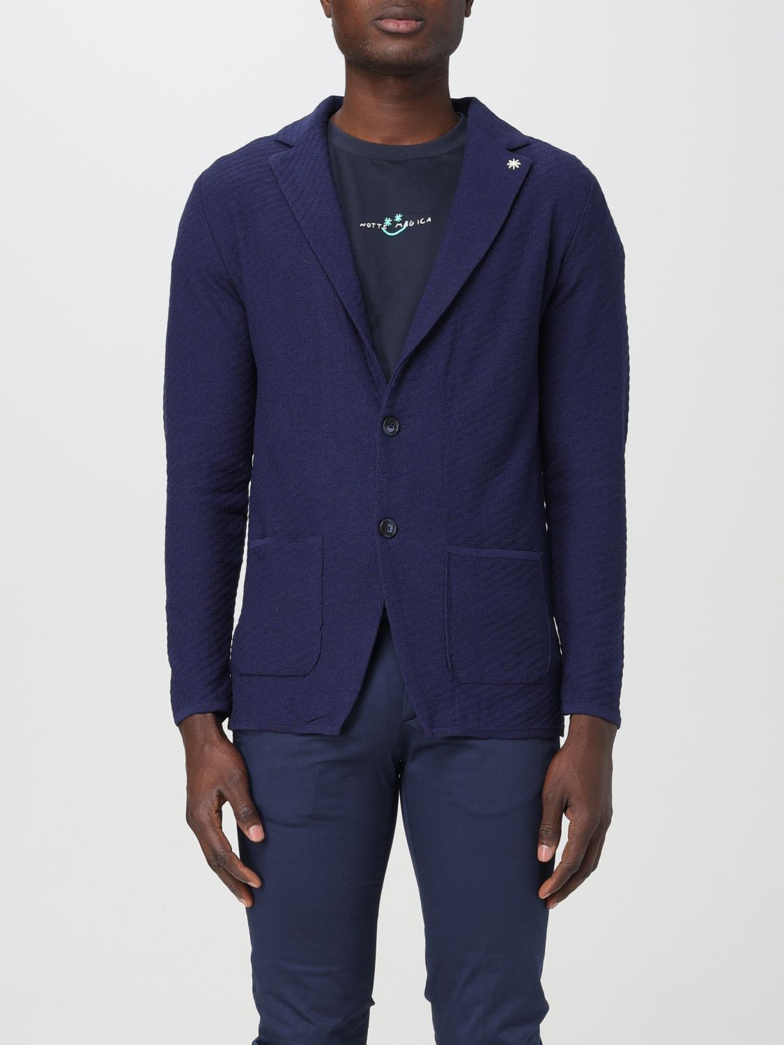 Manuel Ritz Blazer MANUEL RITZ Men colour Blue 1