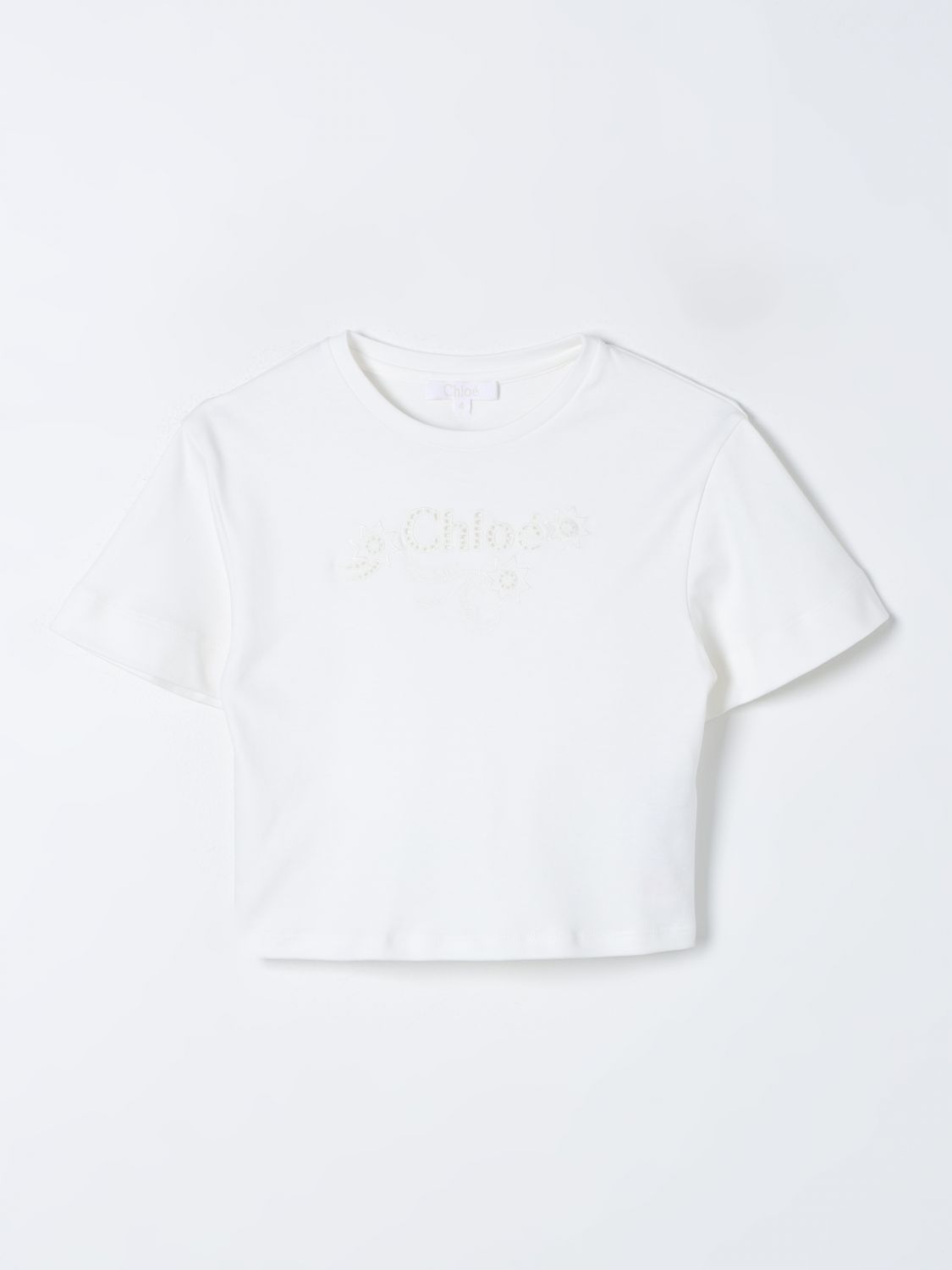 Chloé T-Shirt CHLOÉ Kids colour White