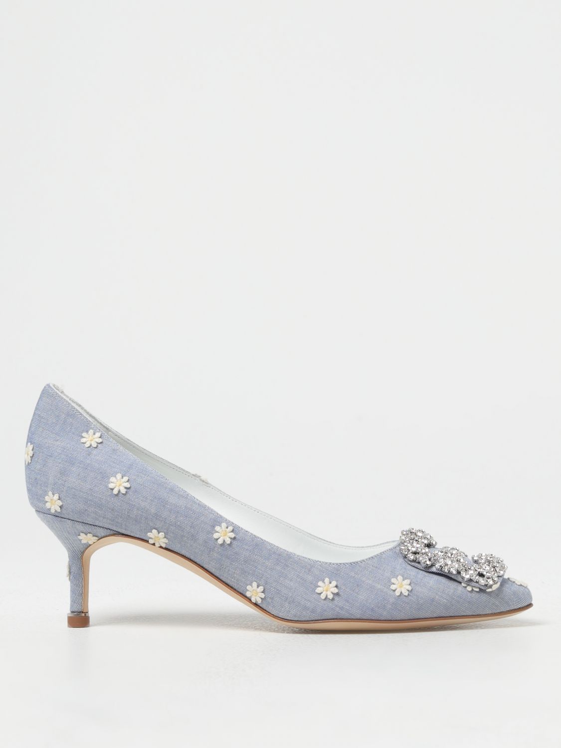 Manolo Blahnik Pumps MANOLO BLAHNIK Woman color Gnawed Blue