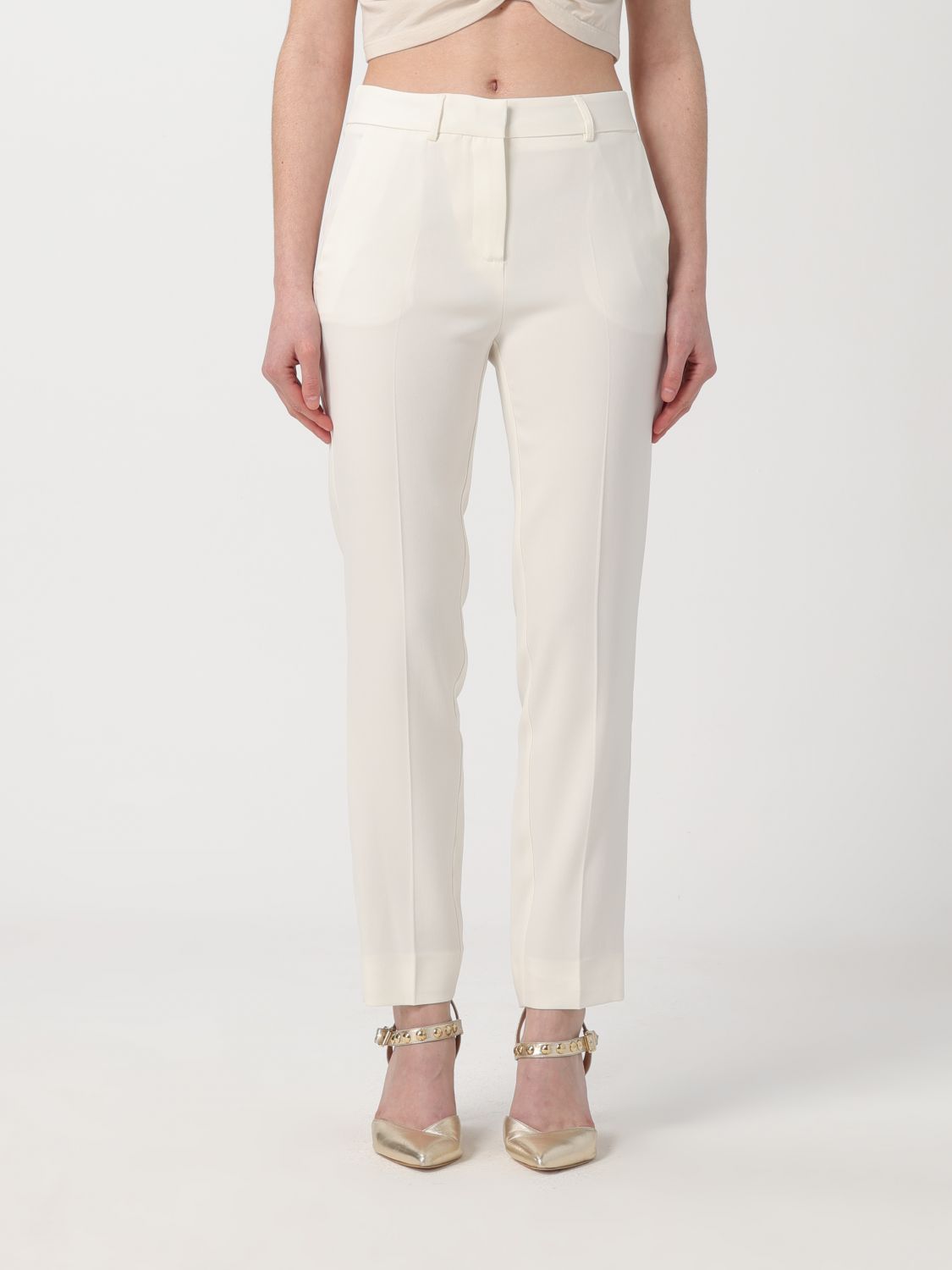 Simona Corsellini Trousers SIMONA CORSELLINI Woman colour Yellow Cream