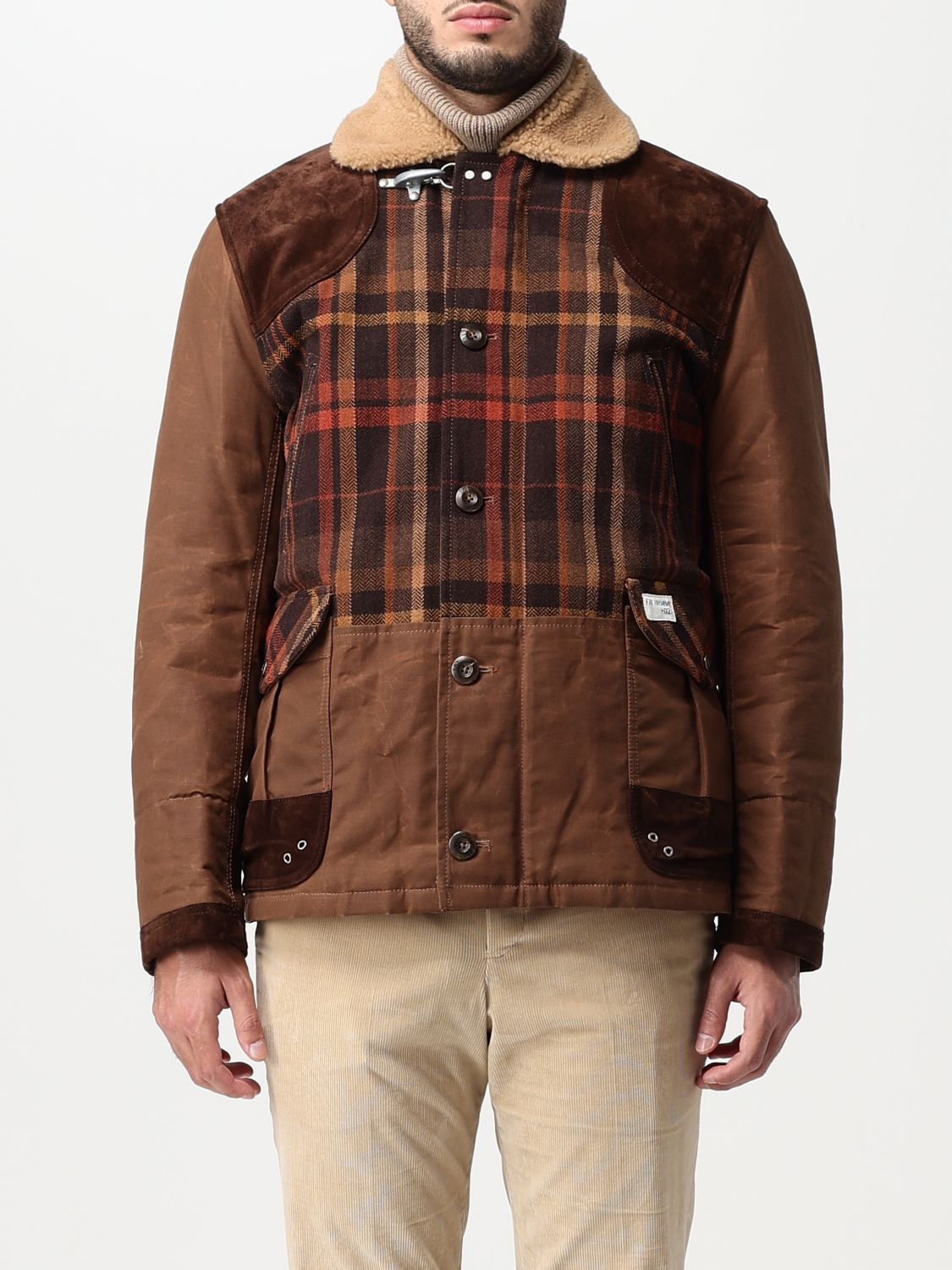 Fay Jacket FAY Men colour Walnut