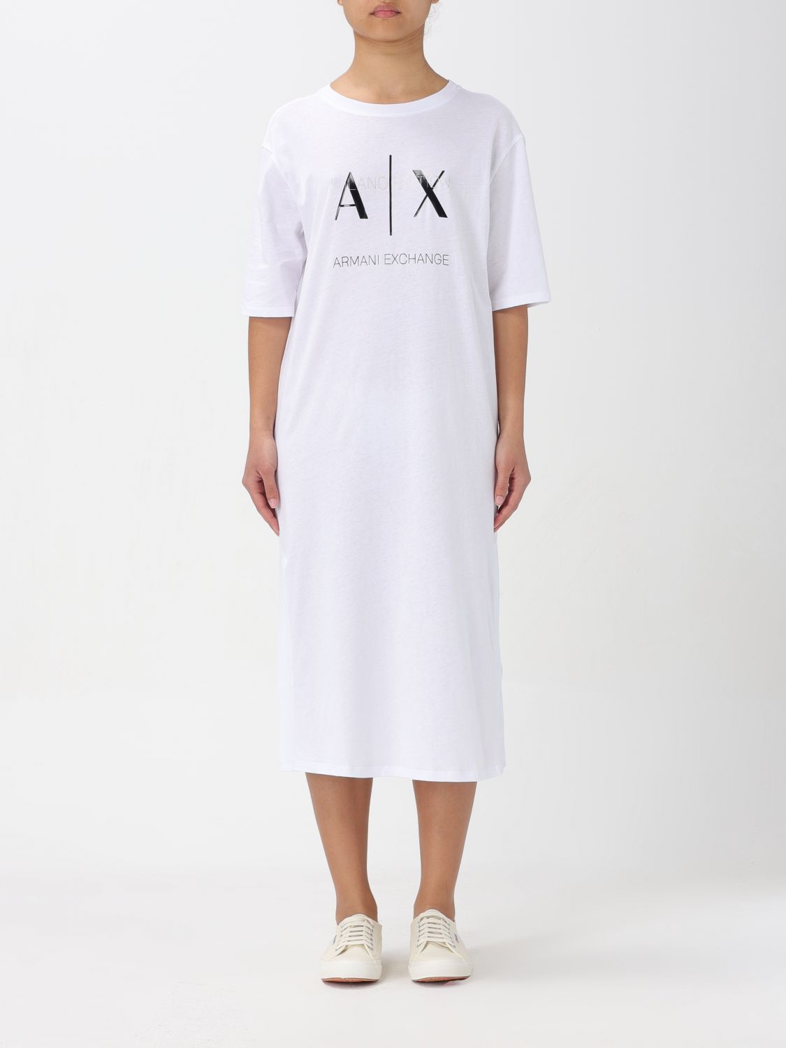 Armani Exchange Dress ARMANI EXCHANGE Woman colour White