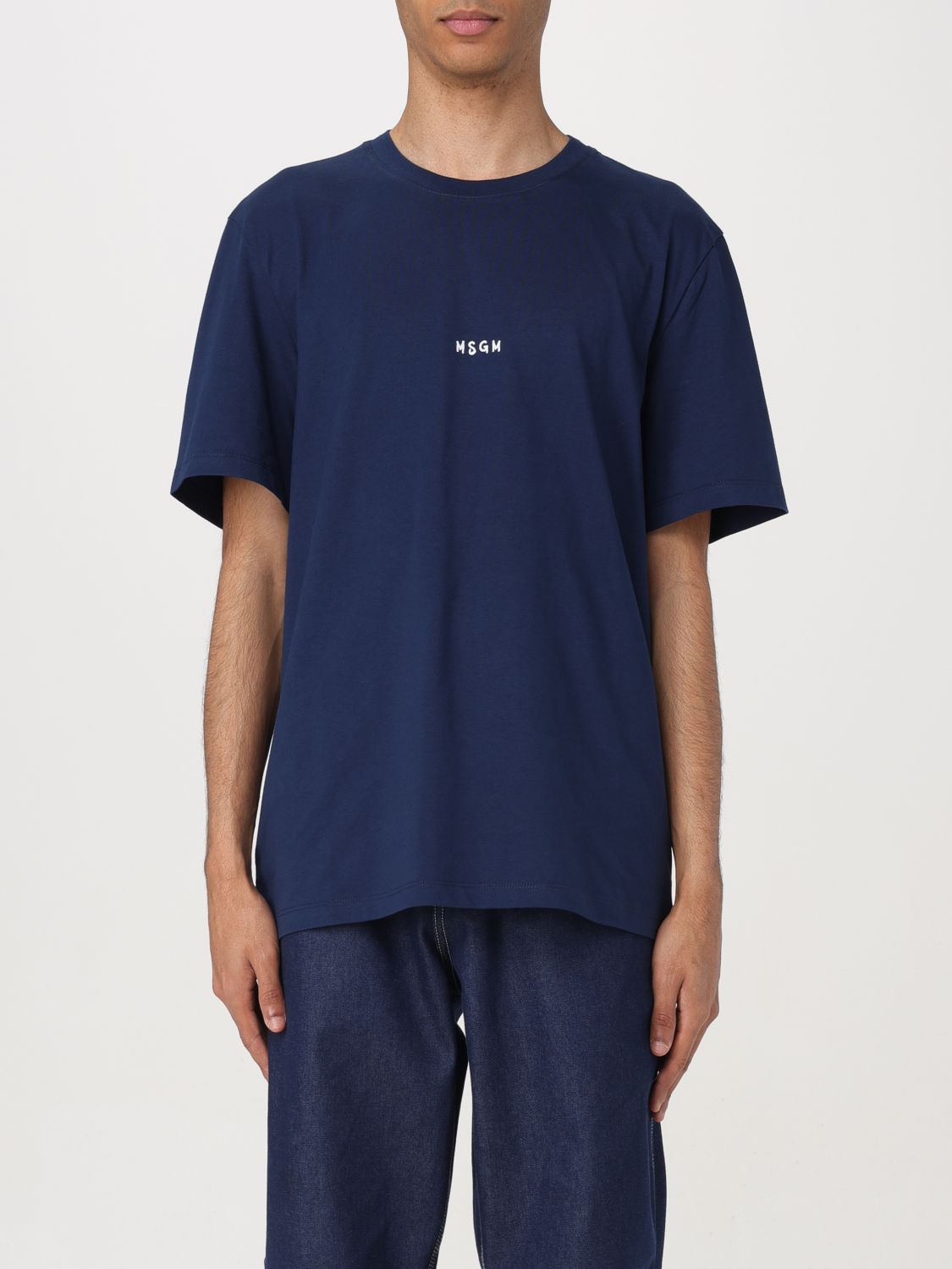 Msgm T-Shirt MSGM Men colour Navy