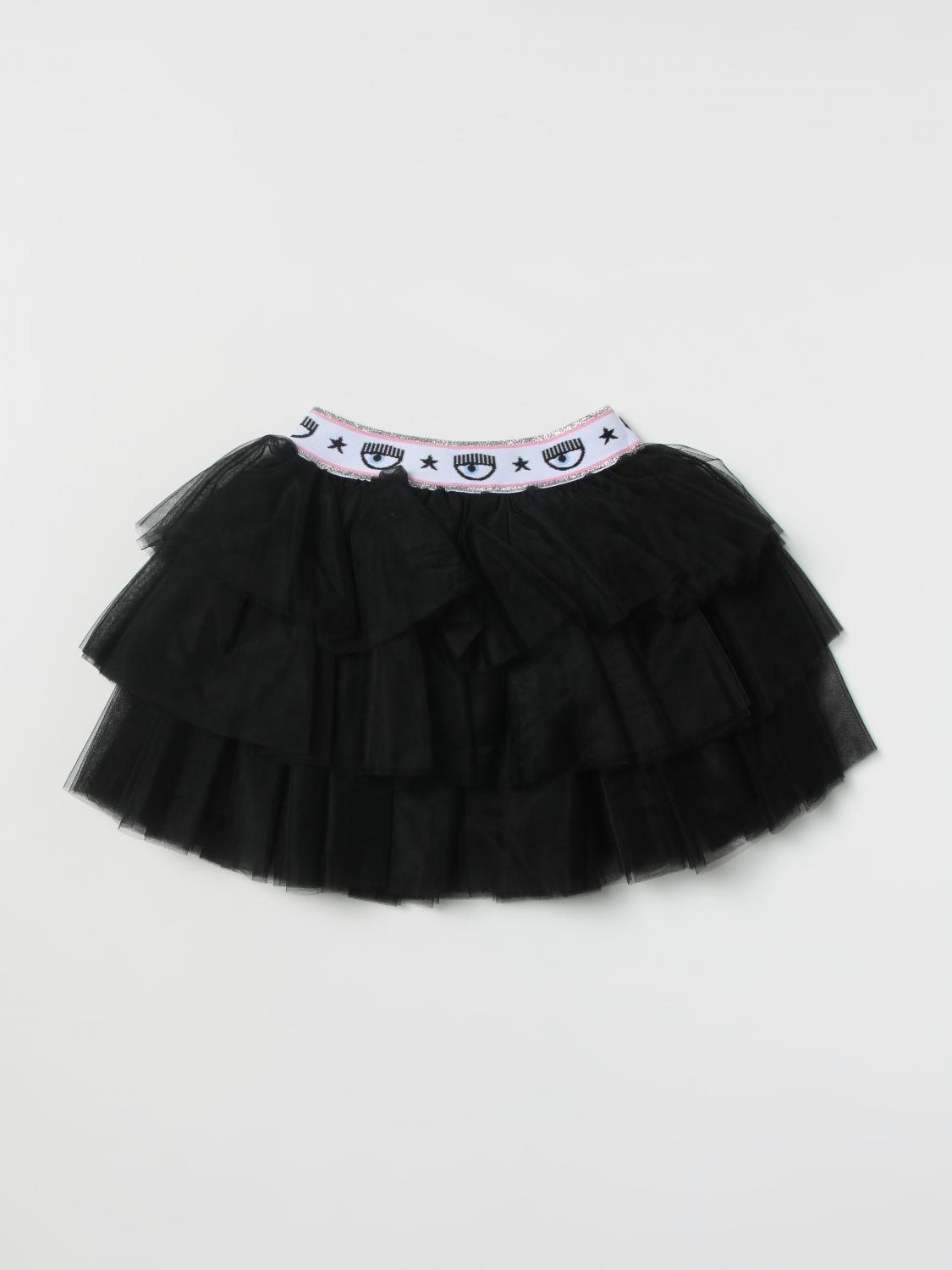 CHIARA FERRAGNI Skirt CHIARA FERRAGNI Kids colour Black