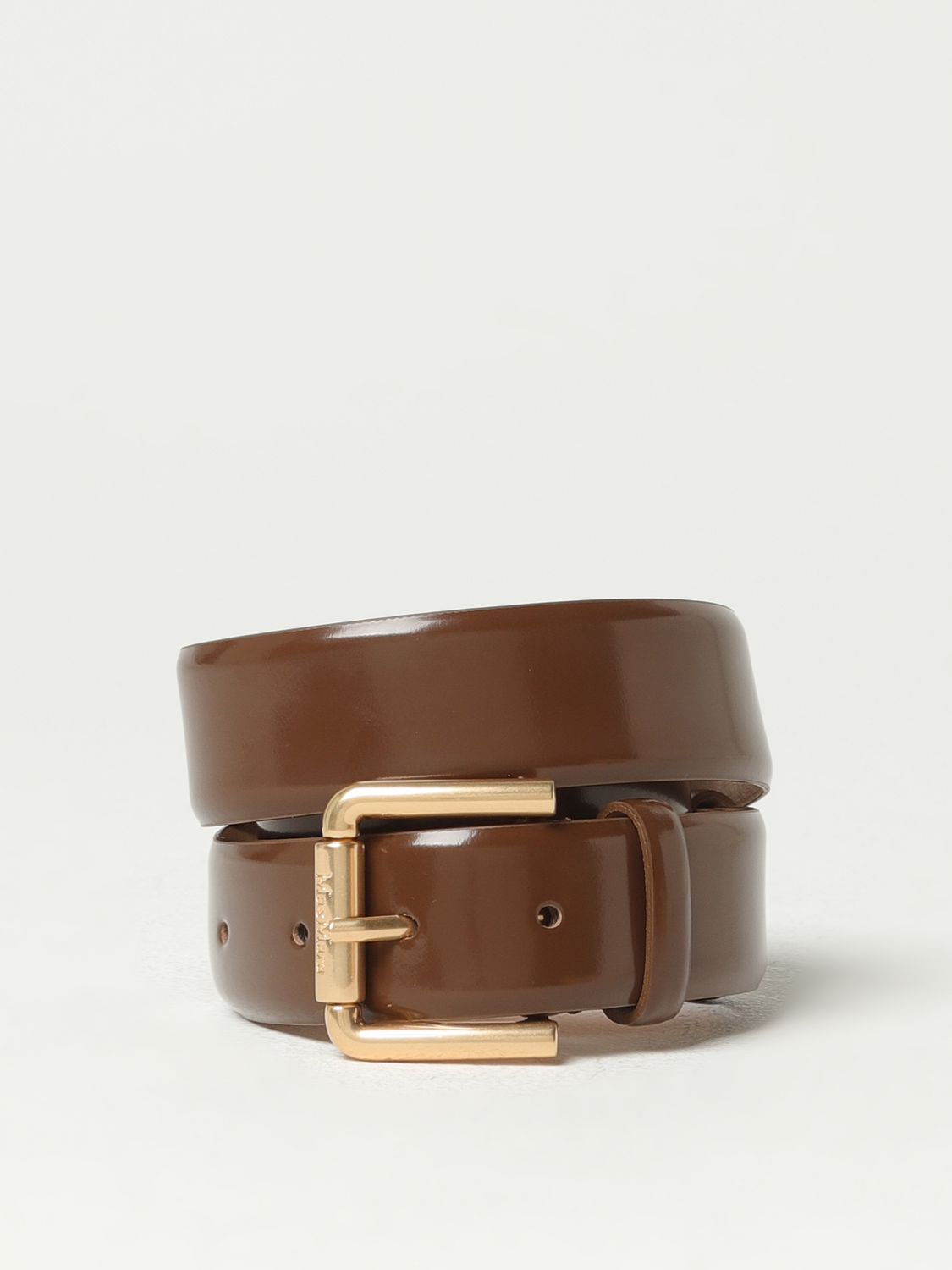 Max Mara Belt MAX MARA Woman colour Brown