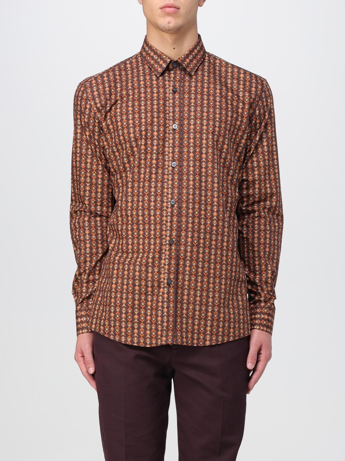 Daniele Alessandrini Shirt DANIELE ALESSANDRINI Men colour Brown