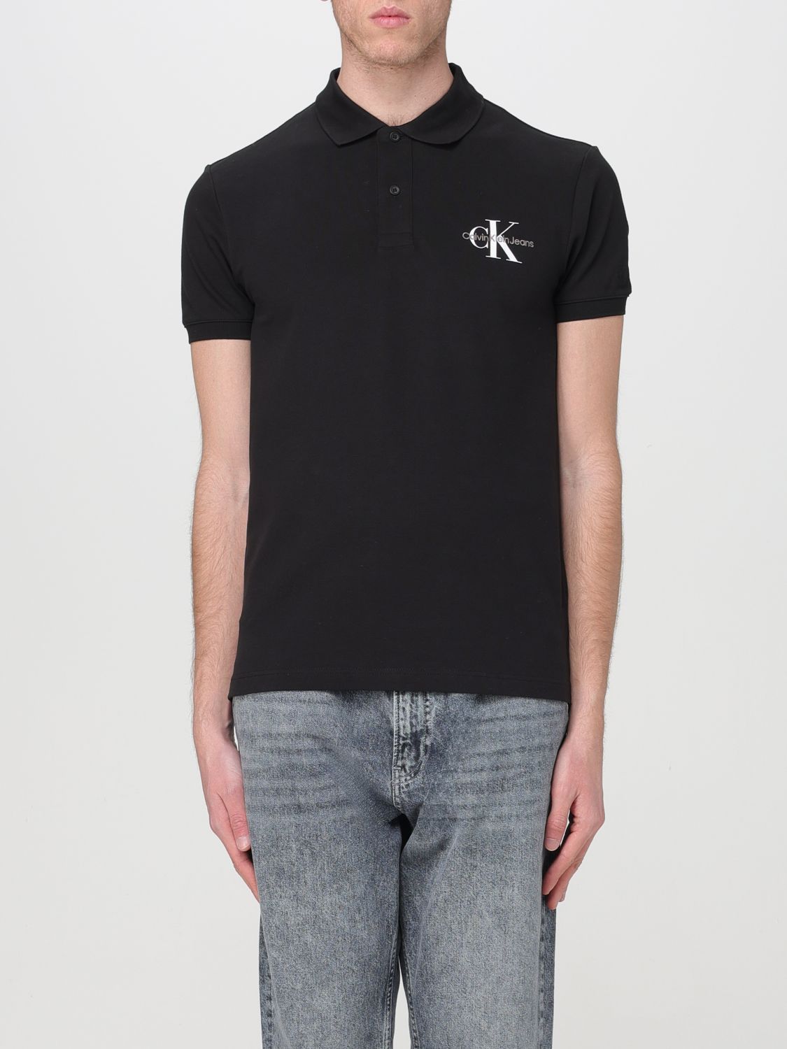 Ck Jeans Polo Shirt CK JEANS Men colour Black