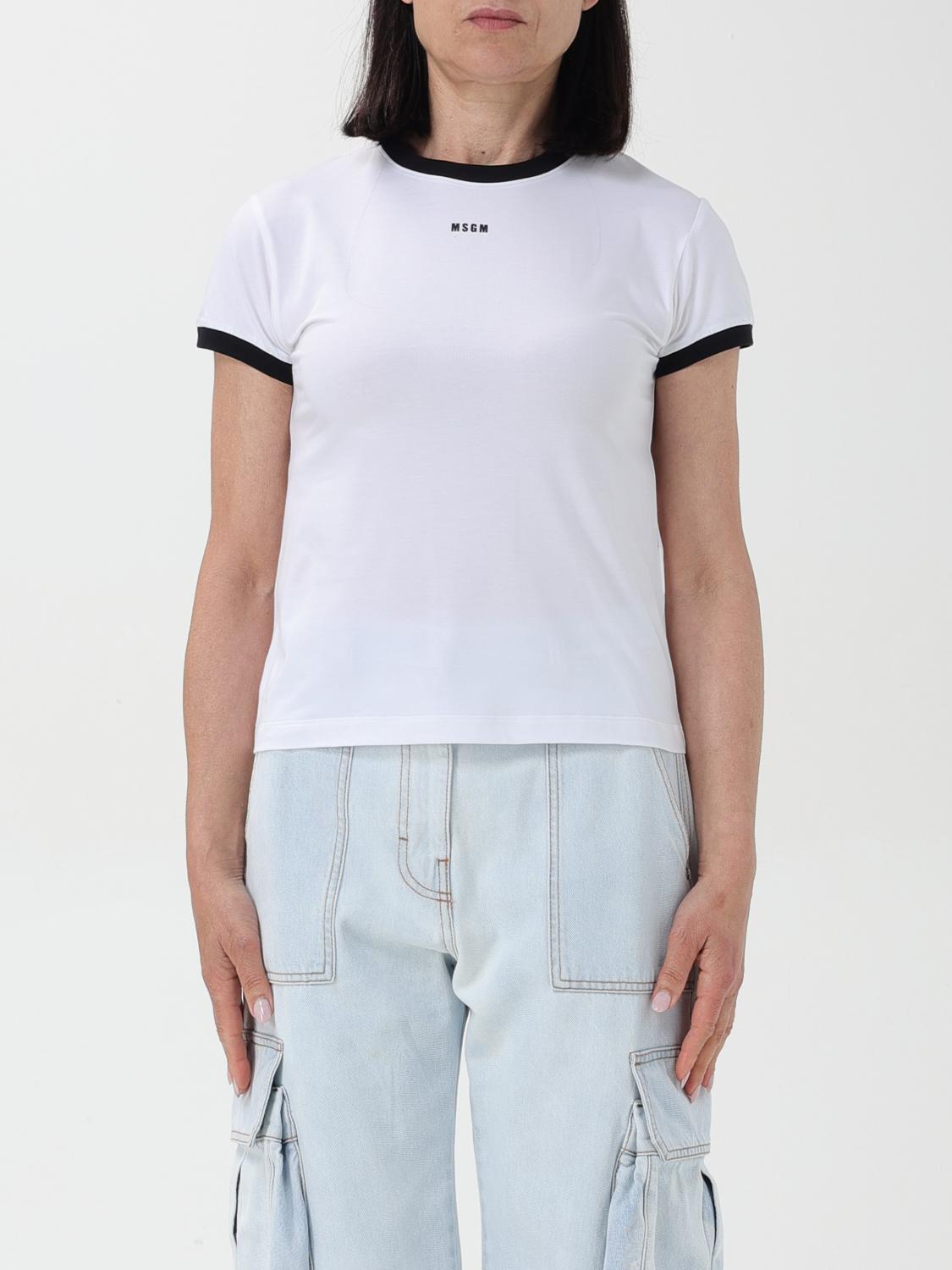 Msgm T-Shirt MSGM Woman color White