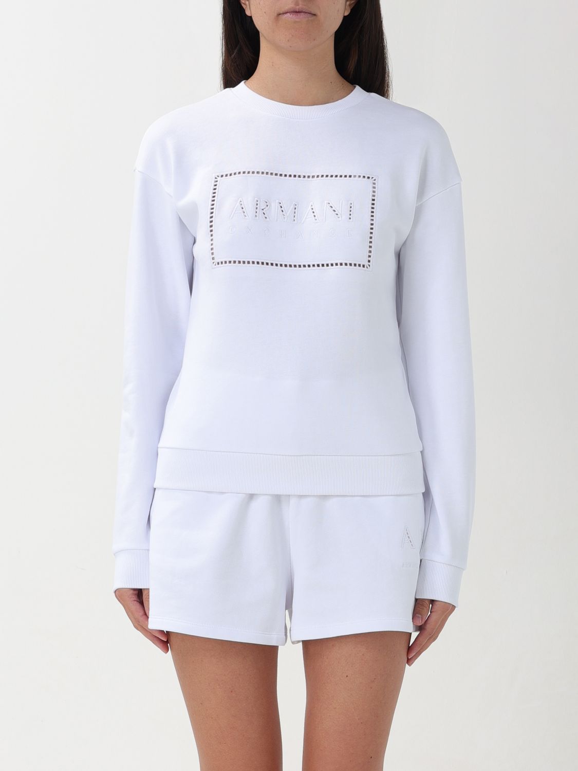 Armani Exchange Sweatshirt ARMANI EXCHANGE Woman colour White