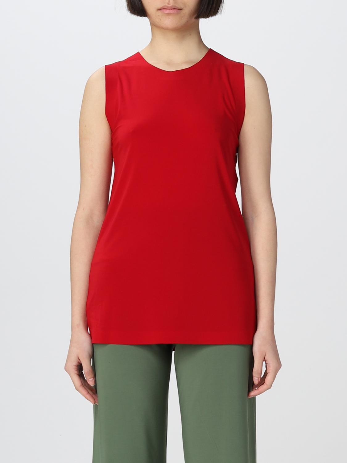 Norma Kamali Top NORMA KAMALI Woman colour Red