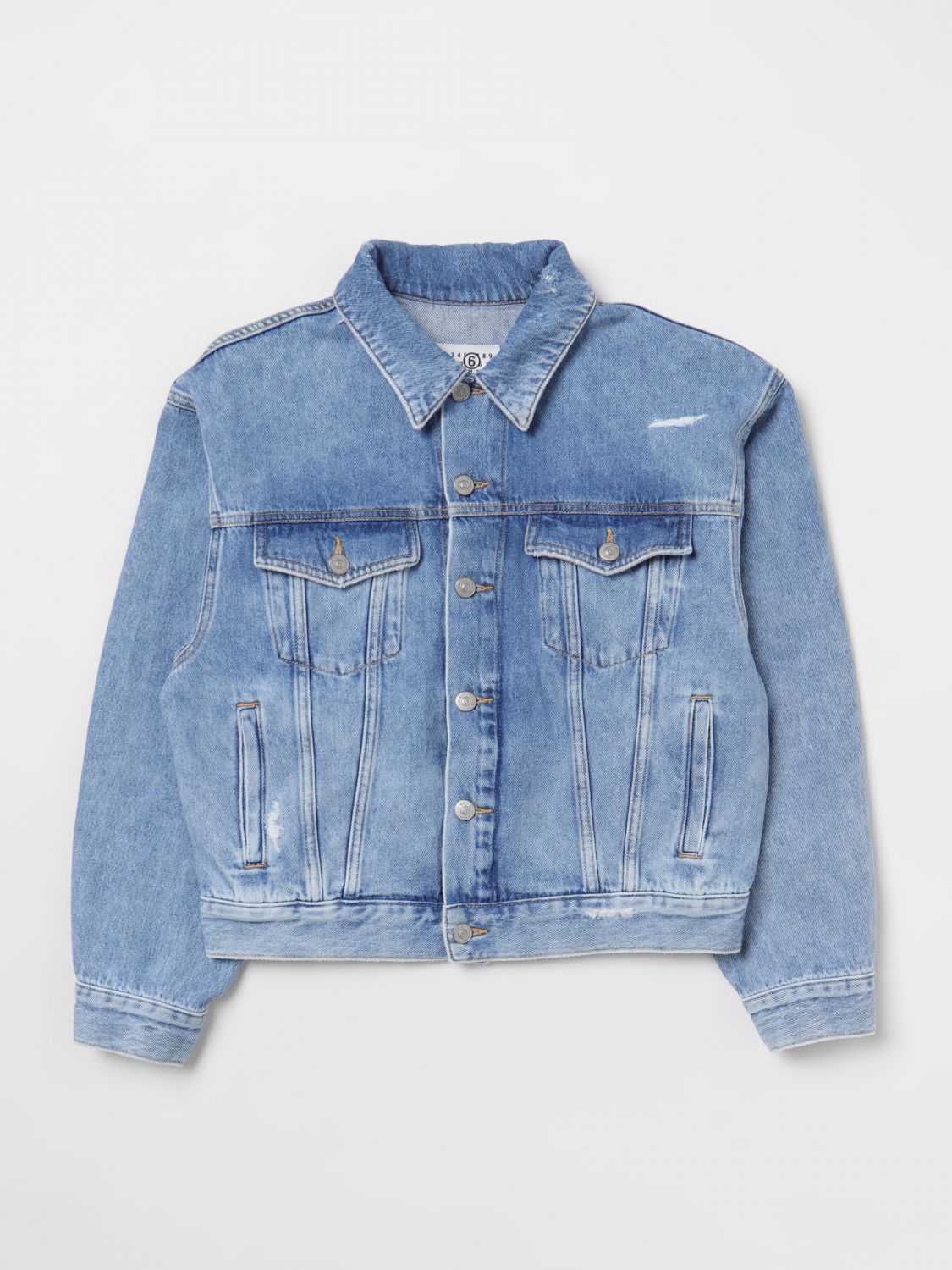 MM6 Maison Margiela Jacket MM6 MAISON MARGIELA Kids colour Denim