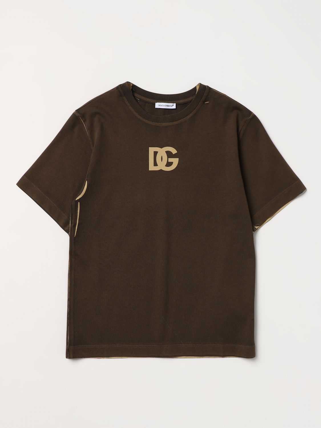 Dolce & Gabbana T-Shirt DOLCE & GABBANA Kids colour Brown