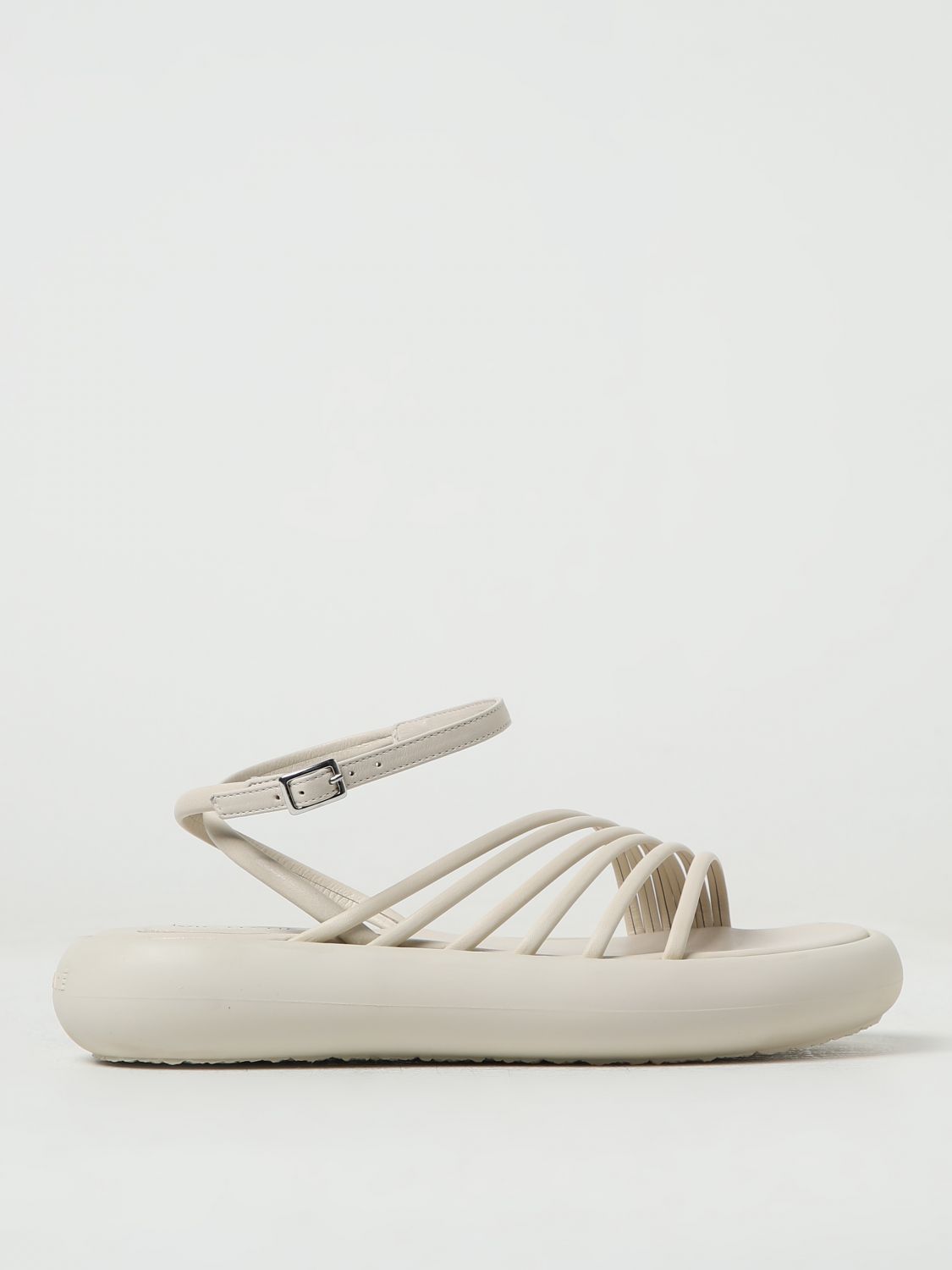 Vic Matié Flat Sandals VIC MATIÉ Woman colour Ecru