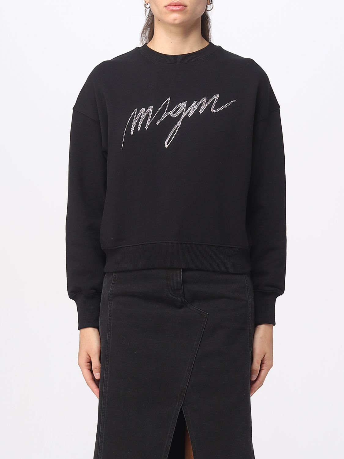 Msgm Sweatshirt MSGM Woman colour Black