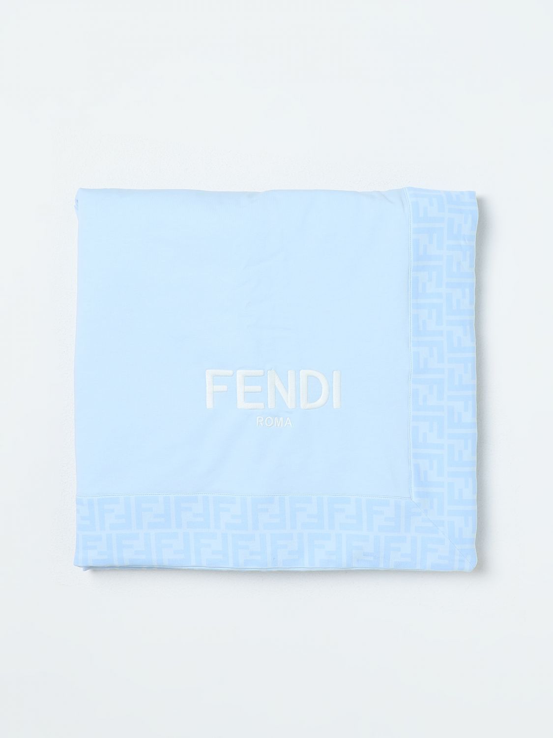 Fendi Kids Bedcovers And Blankets FENDI KIDS Lifestyle colour Gnawed Blue