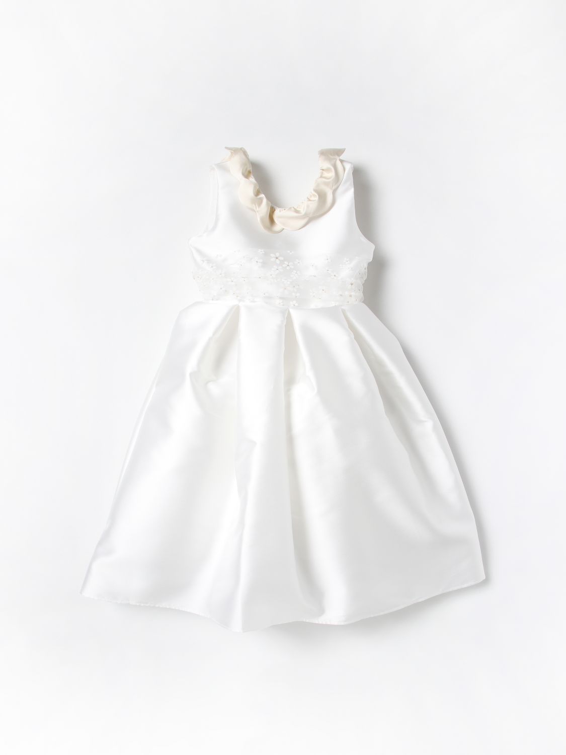 La Stupenderia Dress LA STUPENDERIA Kids colour Ivory