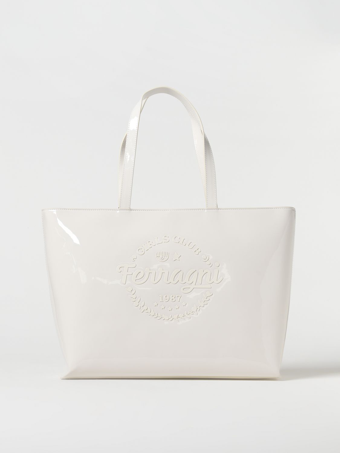 CHIARA FERRAGNI Tote Bags CHIARA FERRAGNI Woman colour Ice