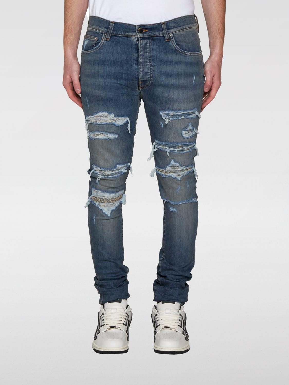 Amiri Jeans AMIRI Men color Indigo