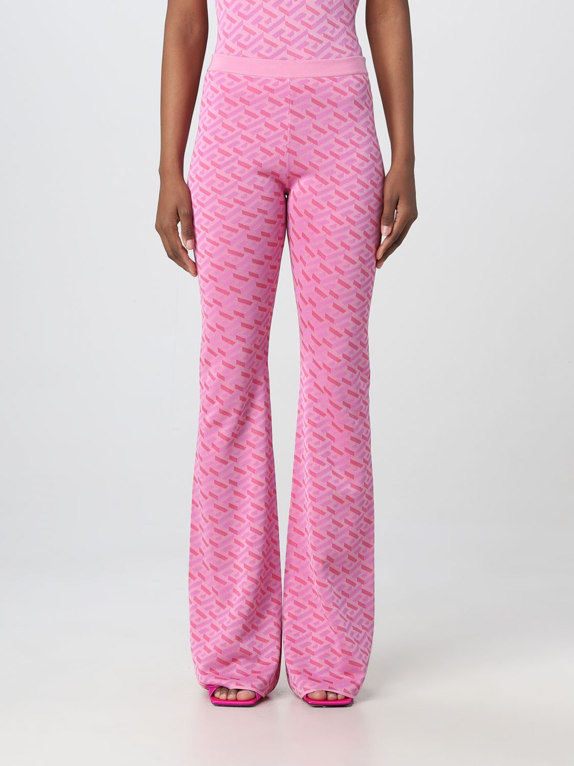 Versace Trousers VERSACE Woman colour Pink