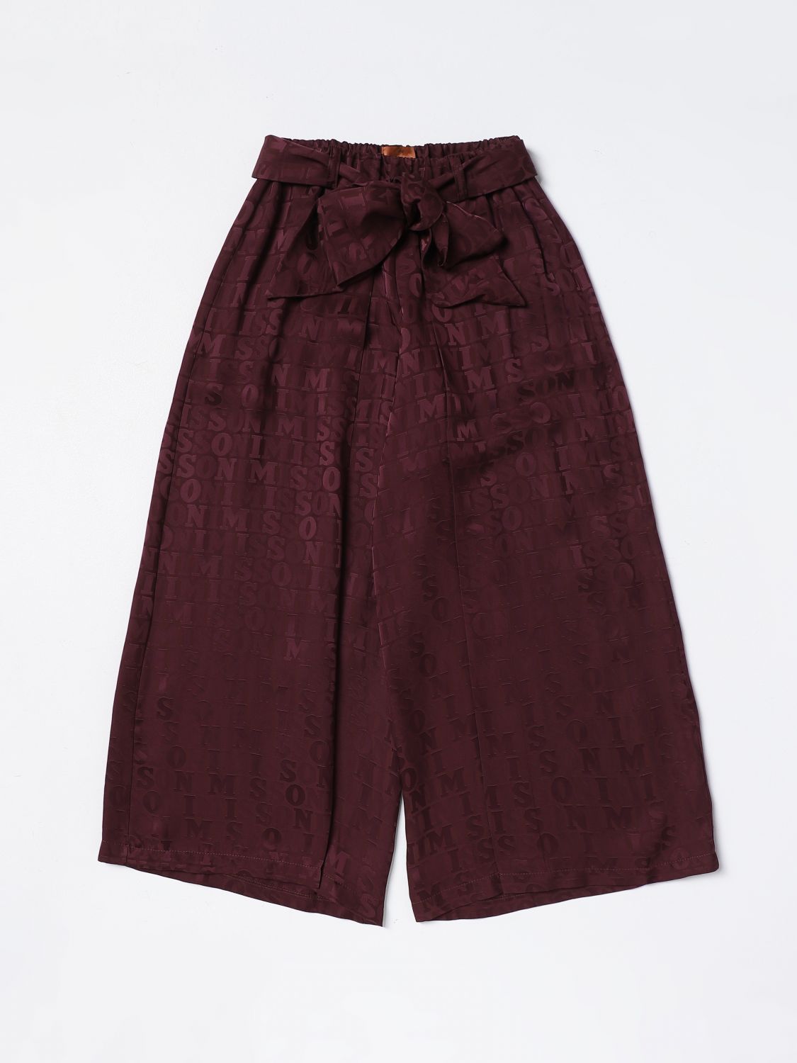 Missoni Trousers MISSONI Kids colour Brown