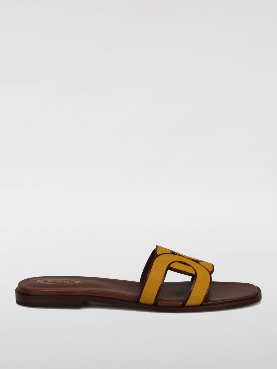 Tod's Flat Sandals TOD'S Woman color Mustard